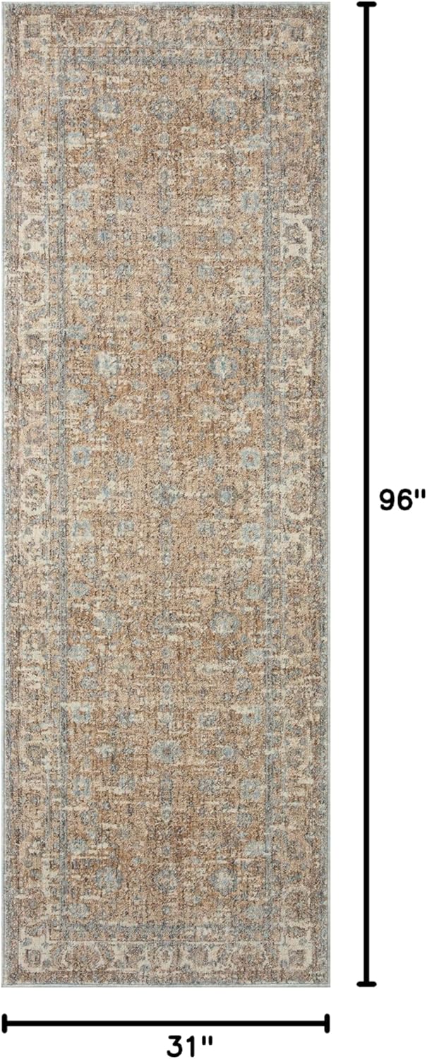 Runner Rug 2'7" x 8' Sand/Sky