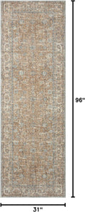 Runner Rug 2'7" x 8' Sand/Sky