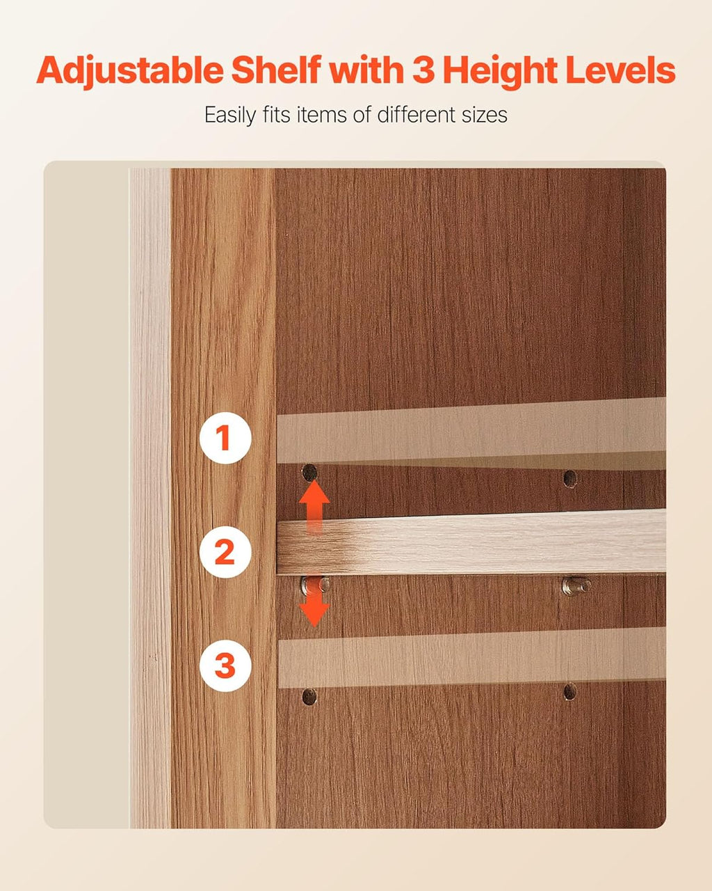 Wall Mounted Bathroom Cabinet with Shelf