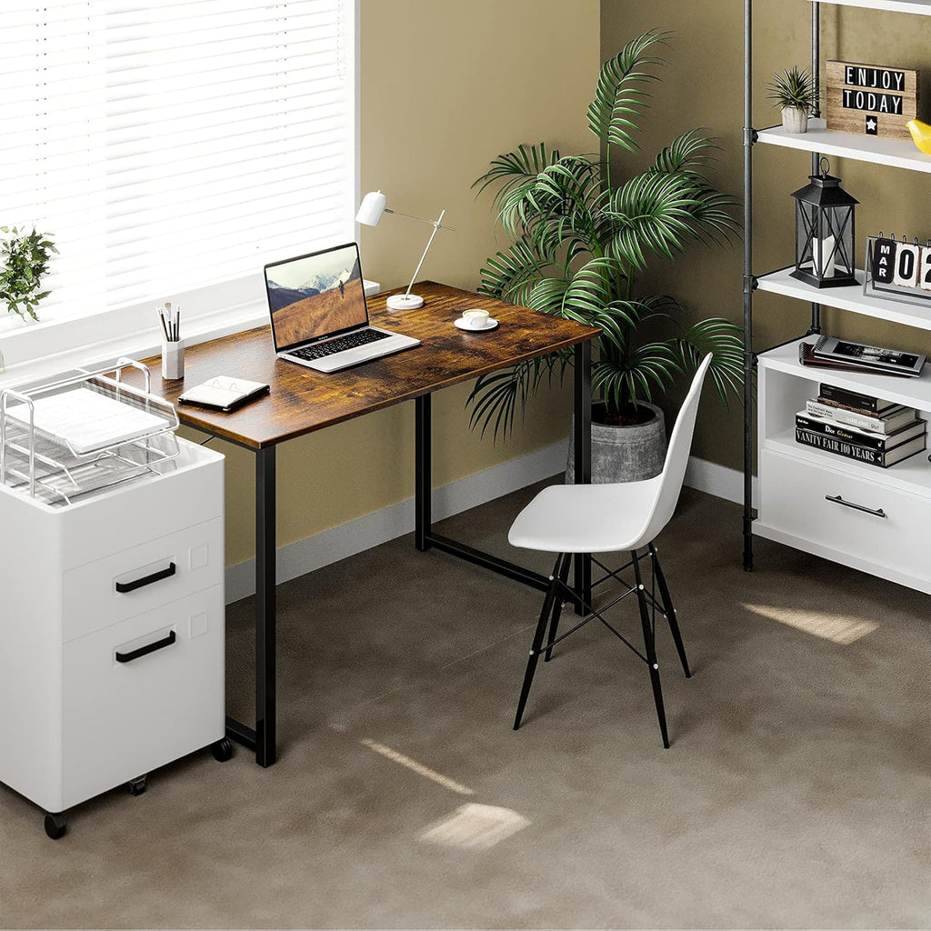 40" Small Computer Desk with Headphone Hooks