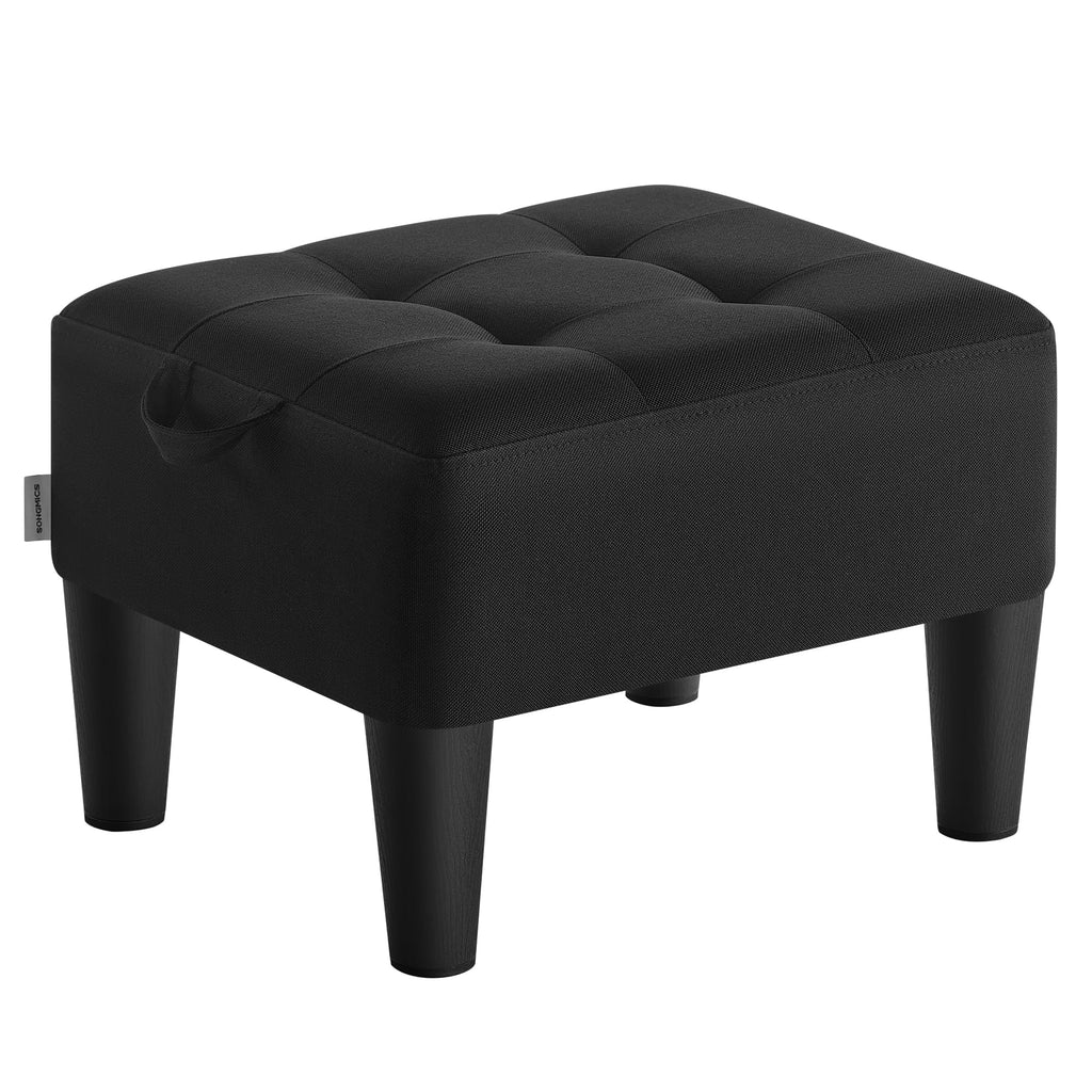 Small Footstool Ottoman with Legs