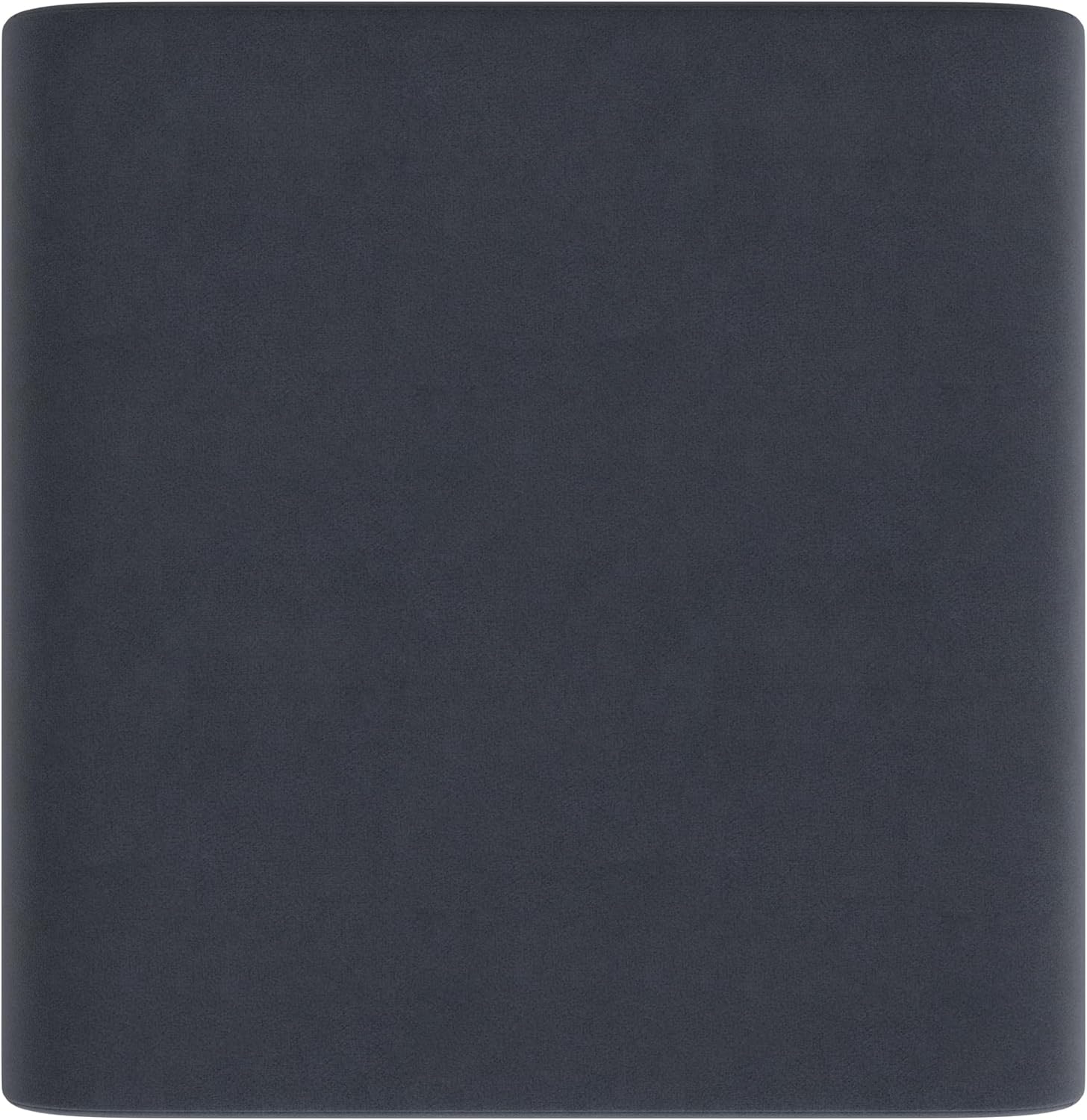Steel Blue Velvet Ottoman