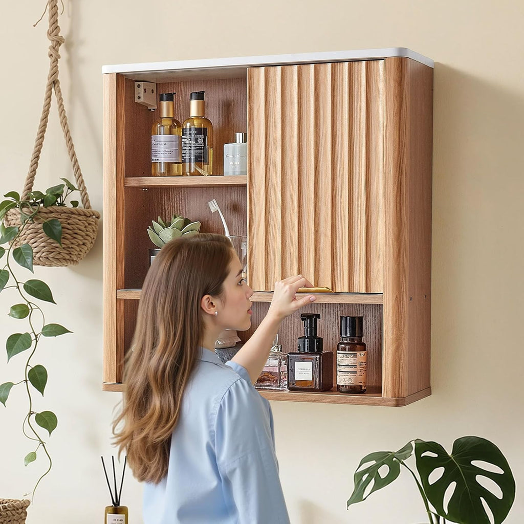 Wall Mounted Bathroom Cabinet with Shelf