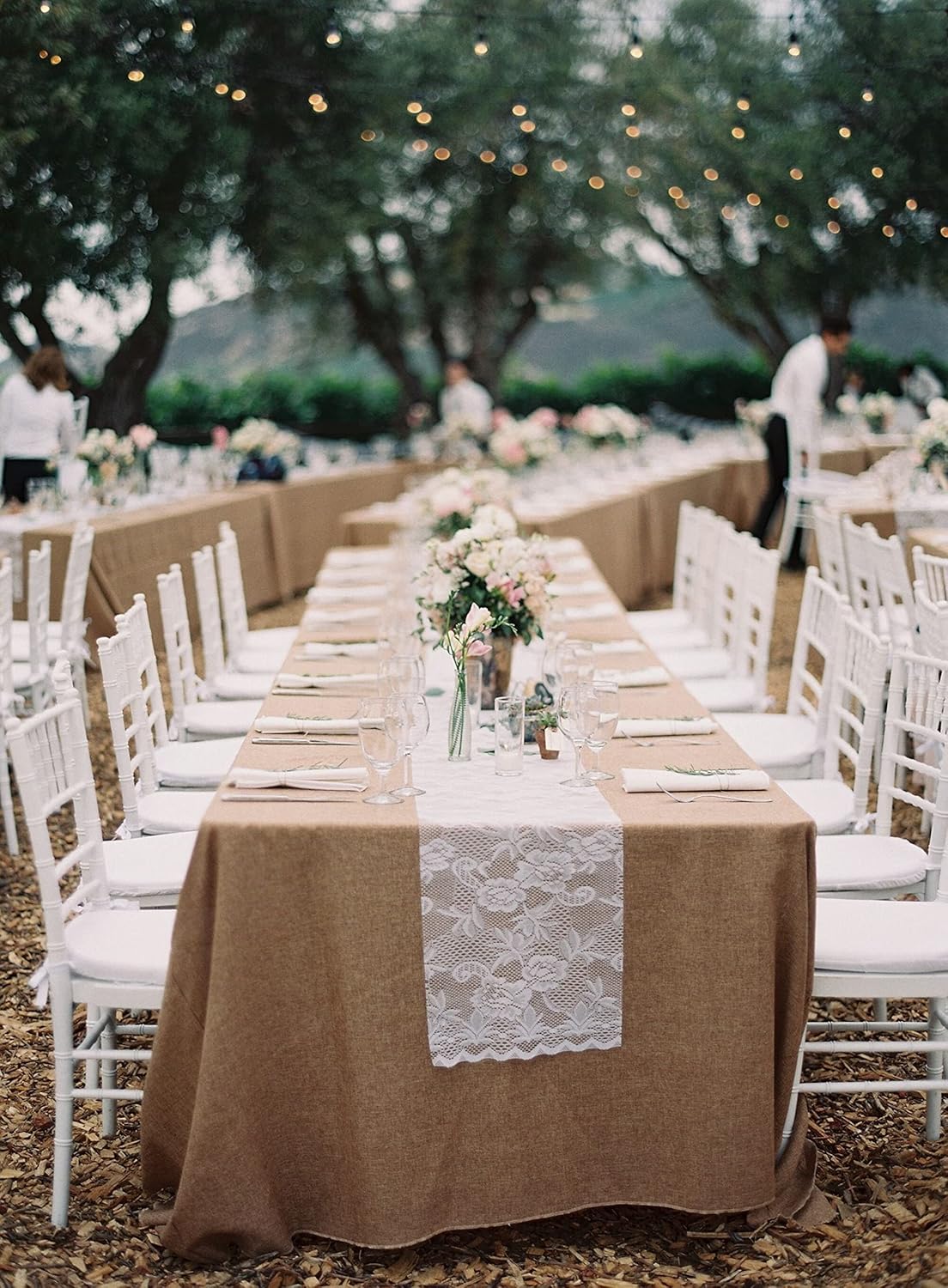 Burlap Tablecloth 60" x 108"
