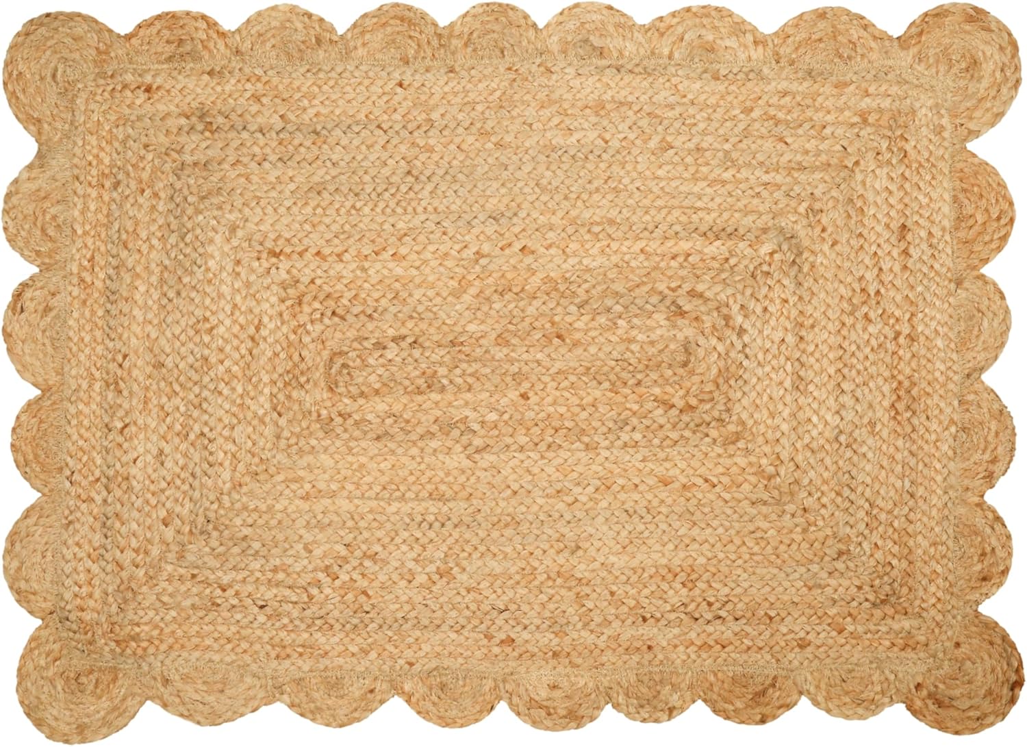 2x3' Hand Woven Jute Area Rug
