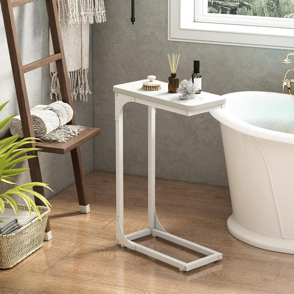 Set of 2 Narrow C-Shaped Side Tables