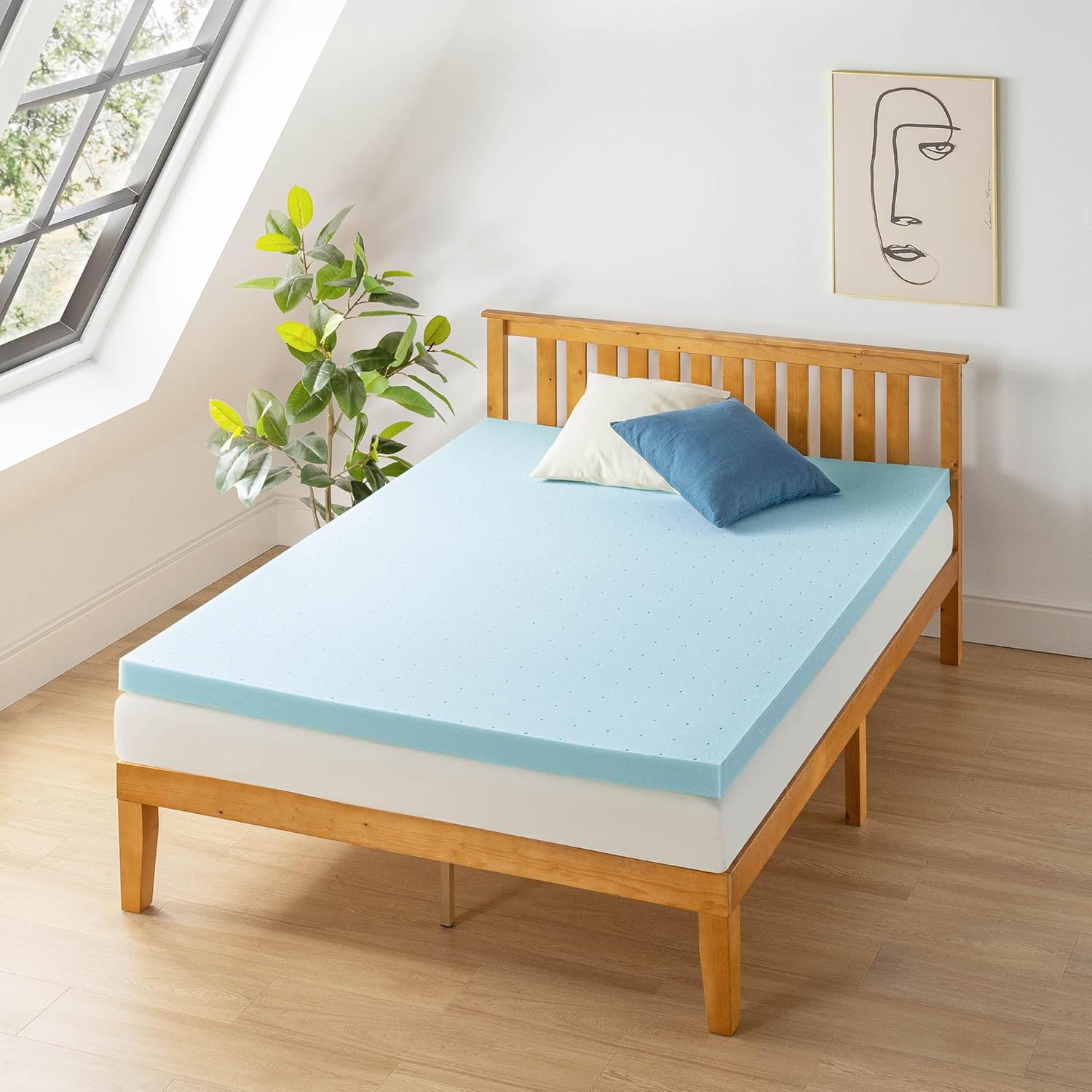 Queen Memory Foam Mattress Topper 3"