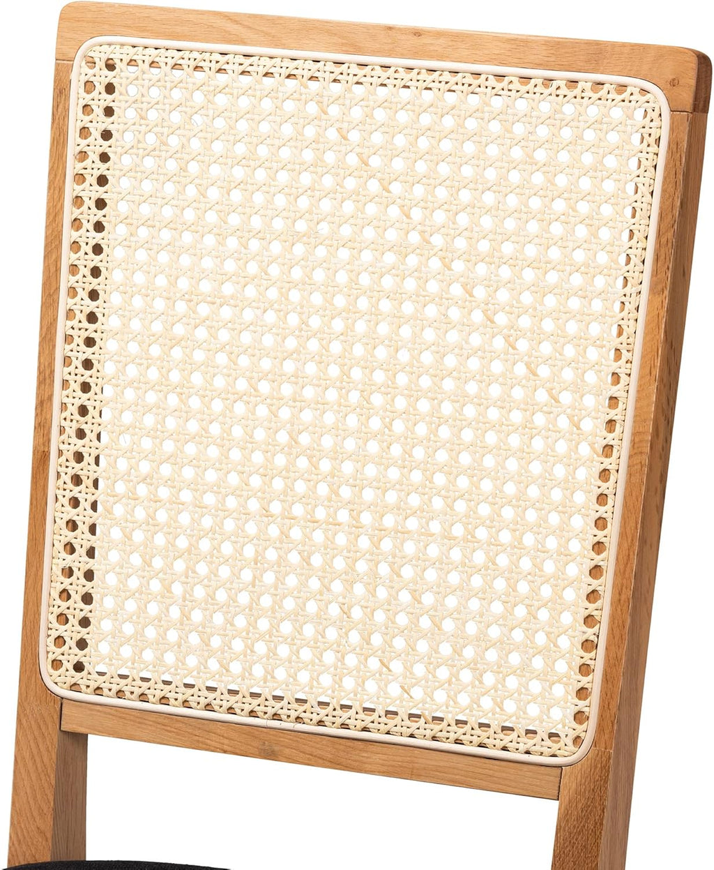Mid-Century Modern Rattan Dining Chair Set