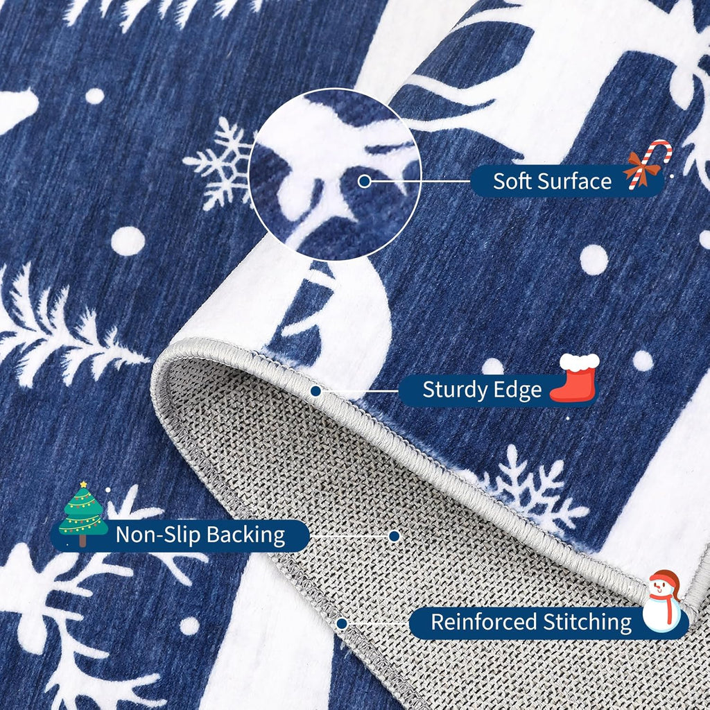 5'x7' Christmas Themed Area Rug