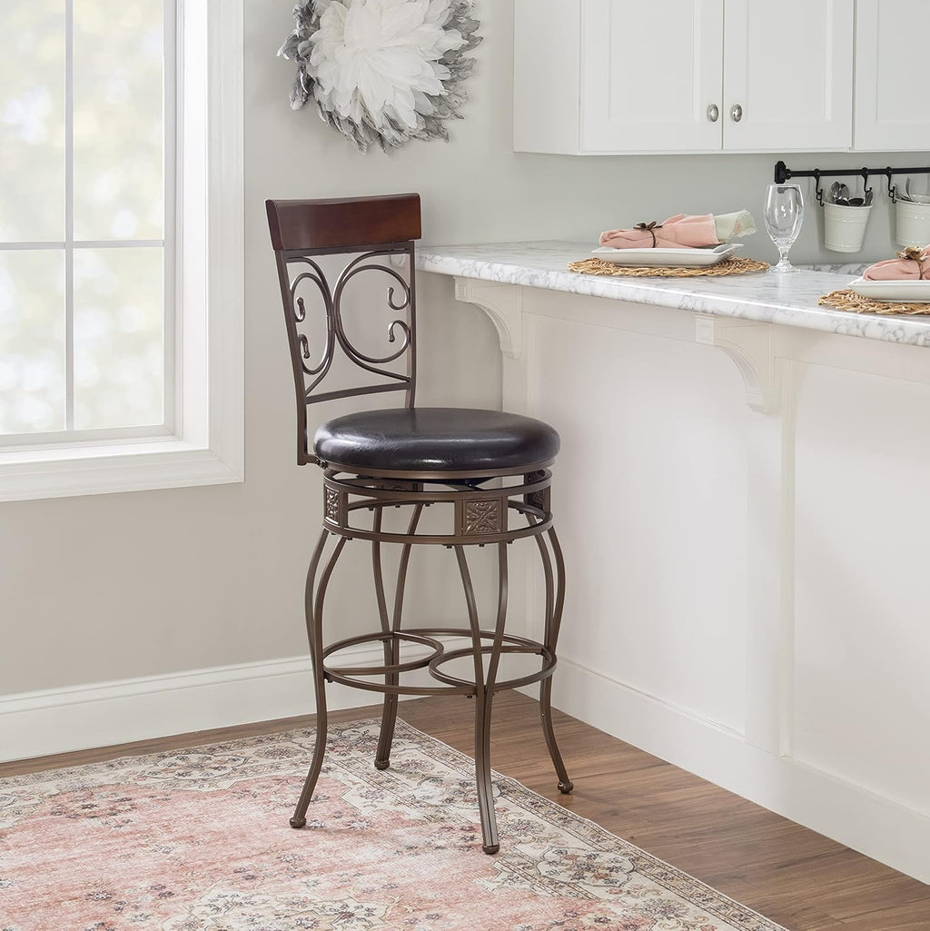 Bar Height Dark Bronze Barstool