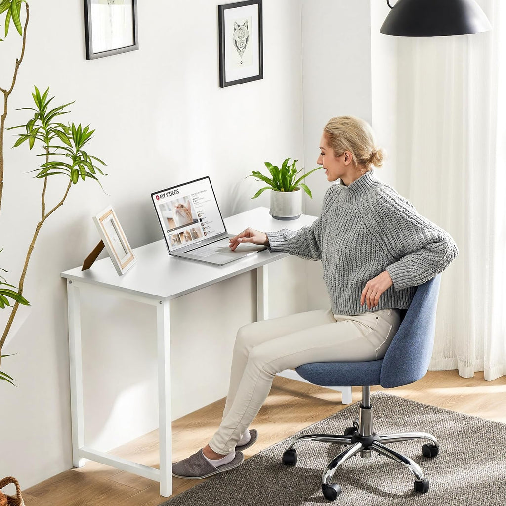Small 32" Computer Desk with Metal Frame