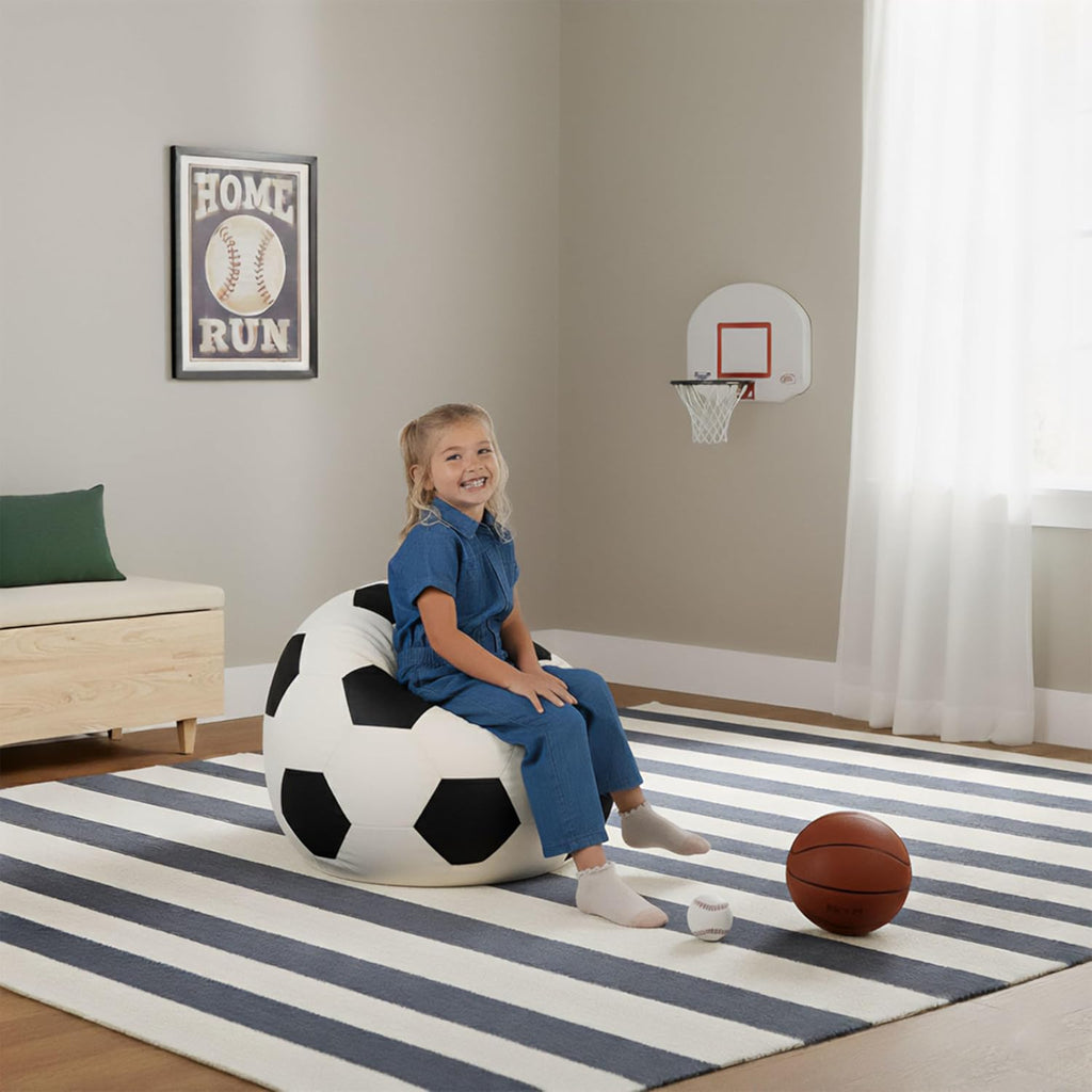 Child-Size Soccer Ball Bean Bag Chair