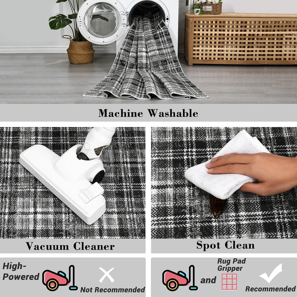 2x8 Washable Runner Rug for Hallways