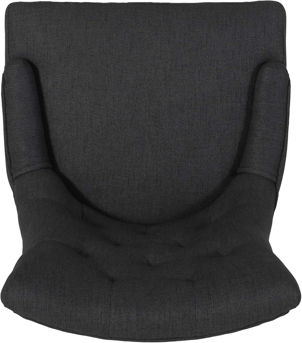 Gray Dining Chair with Dark Brown Legs