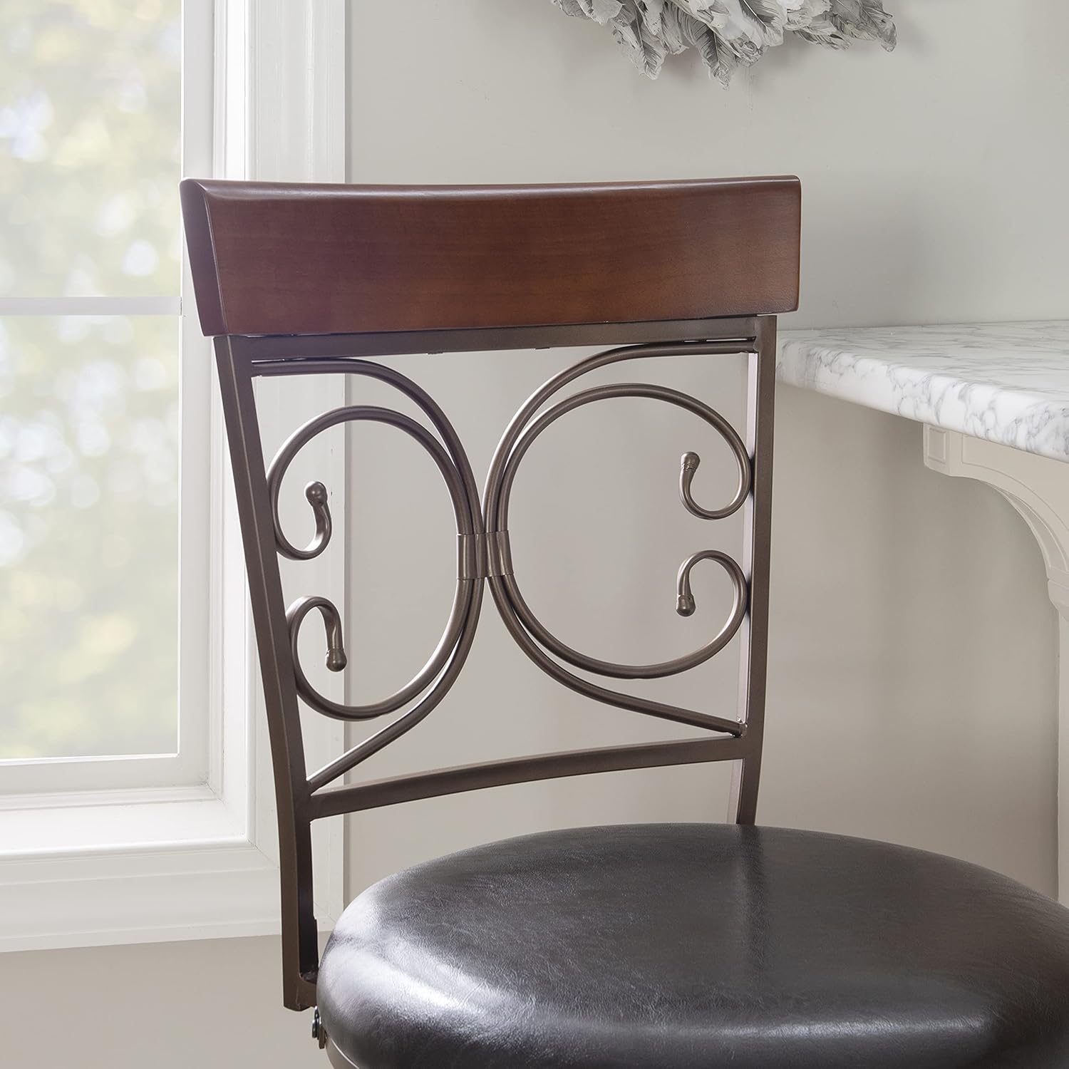 Bar Height Dark Bronze Barstool