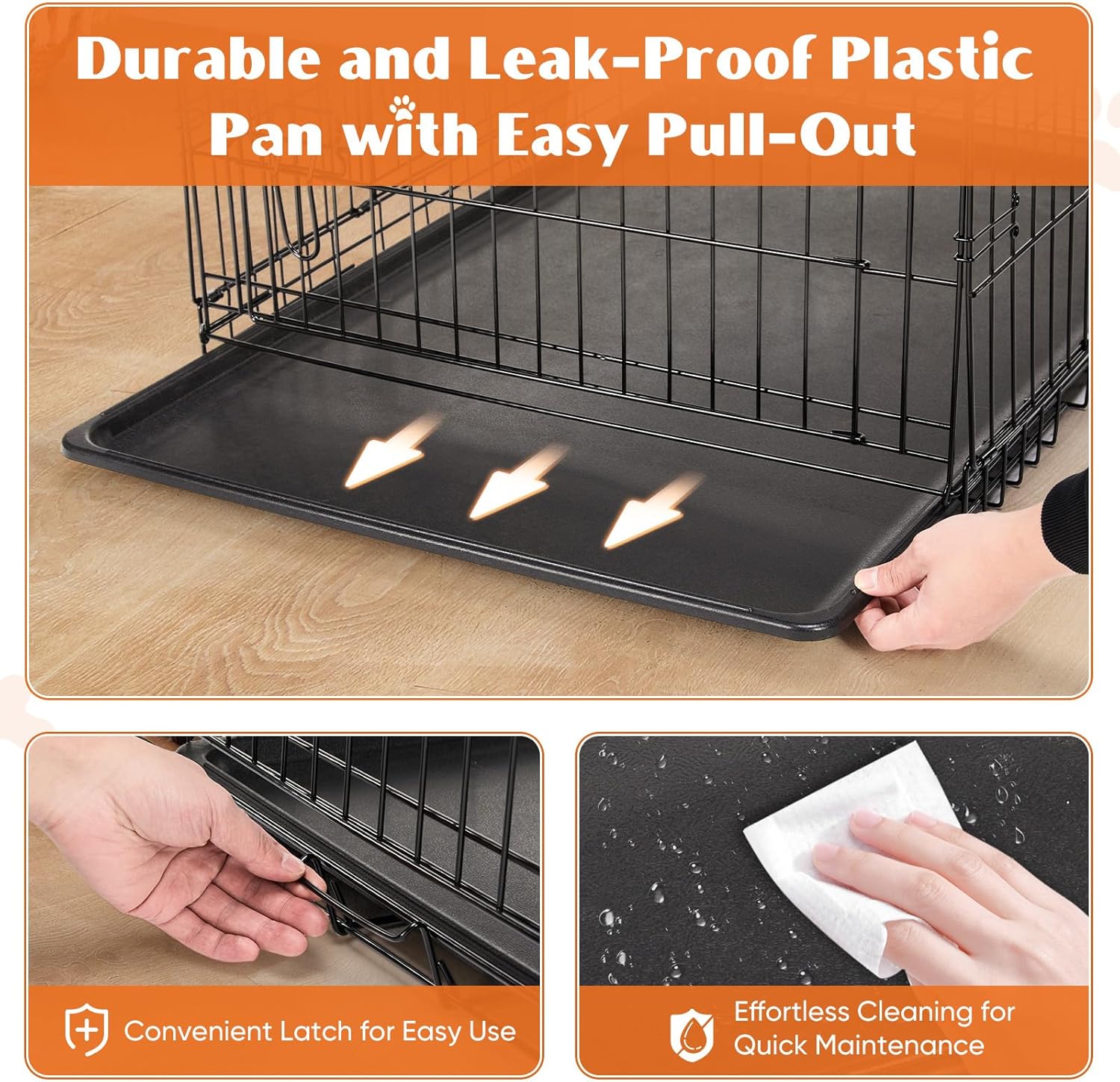 Small 24" Metal Dog Crate
