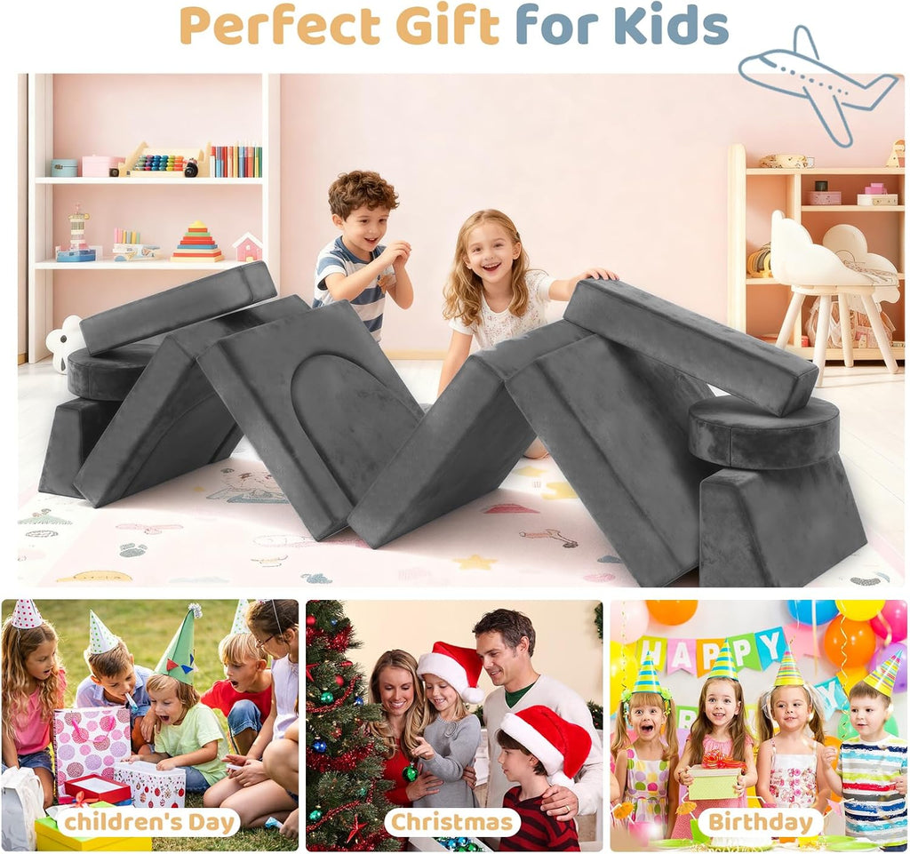 12pcs Modular Kids Play Couch