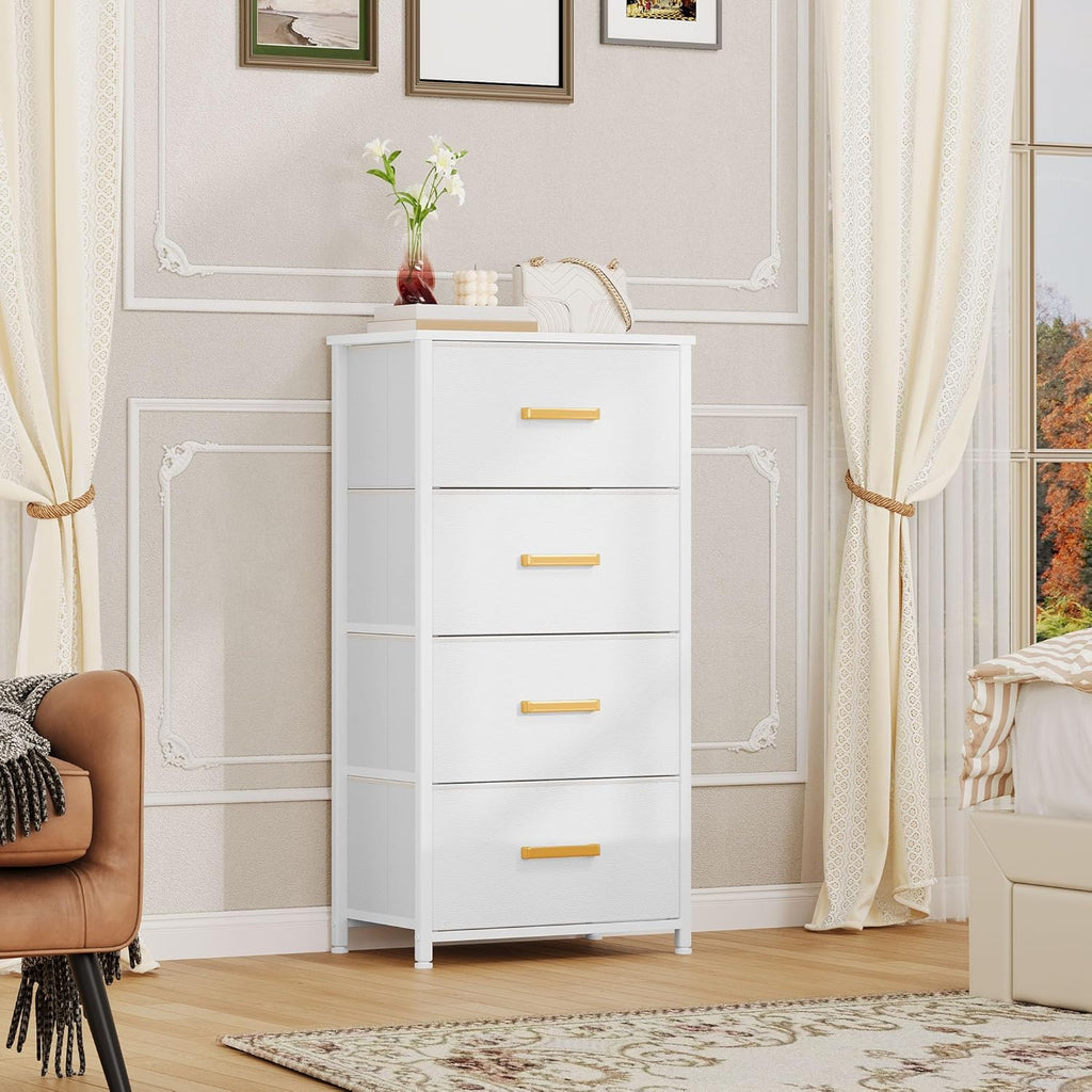 Fabric 4-Drawer Storage Dresser