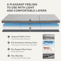 Twin XL Folding Memory Foam Mattress 80"x38"x4"