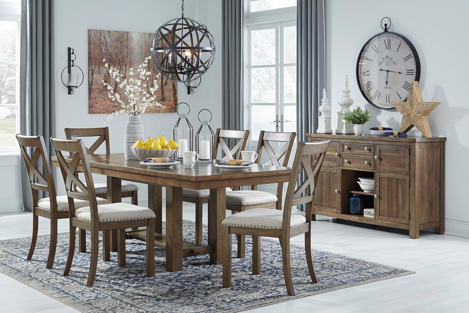 Pair of 19" Upholstered Dining Chairs