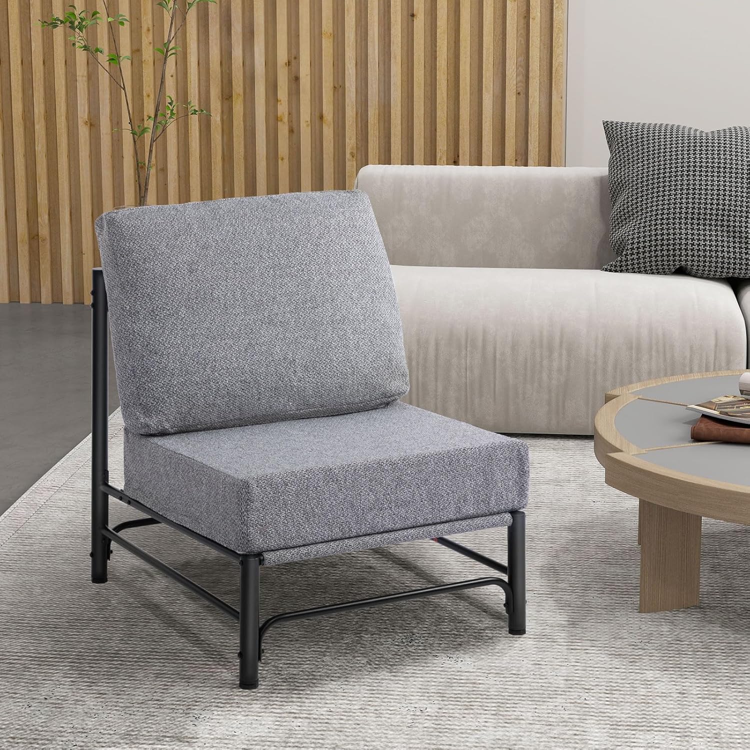 Large Mid Century Modern Accent Chair
