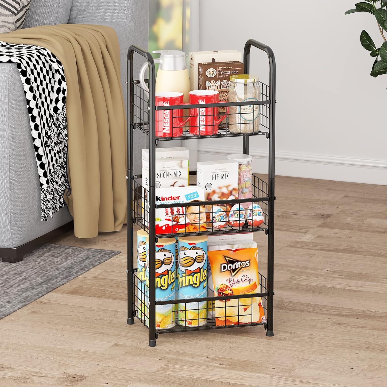 3-Tier Freestanding Open Shelf Unit