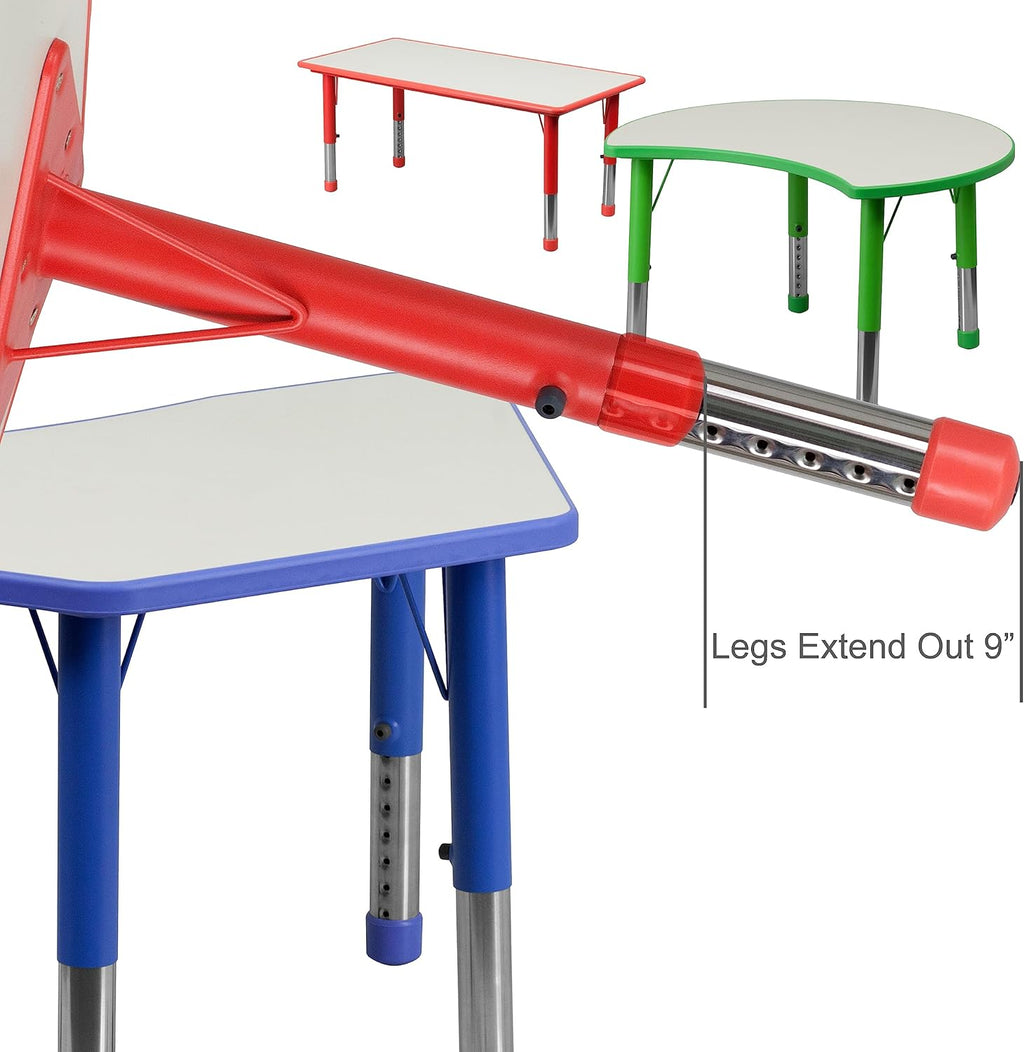 Adjustable Kids Activity Table 23.625" x 47.25"