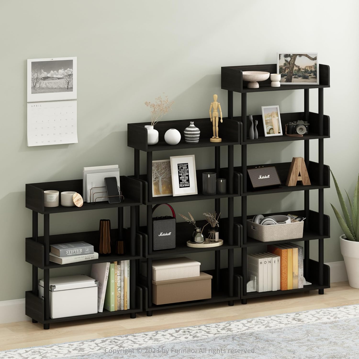 3-Tier Industrial Display Rack