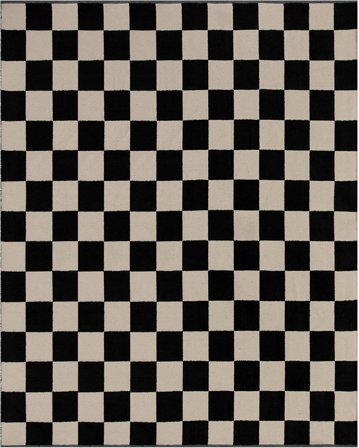 Small 3x5 Checkered Race Car Rug