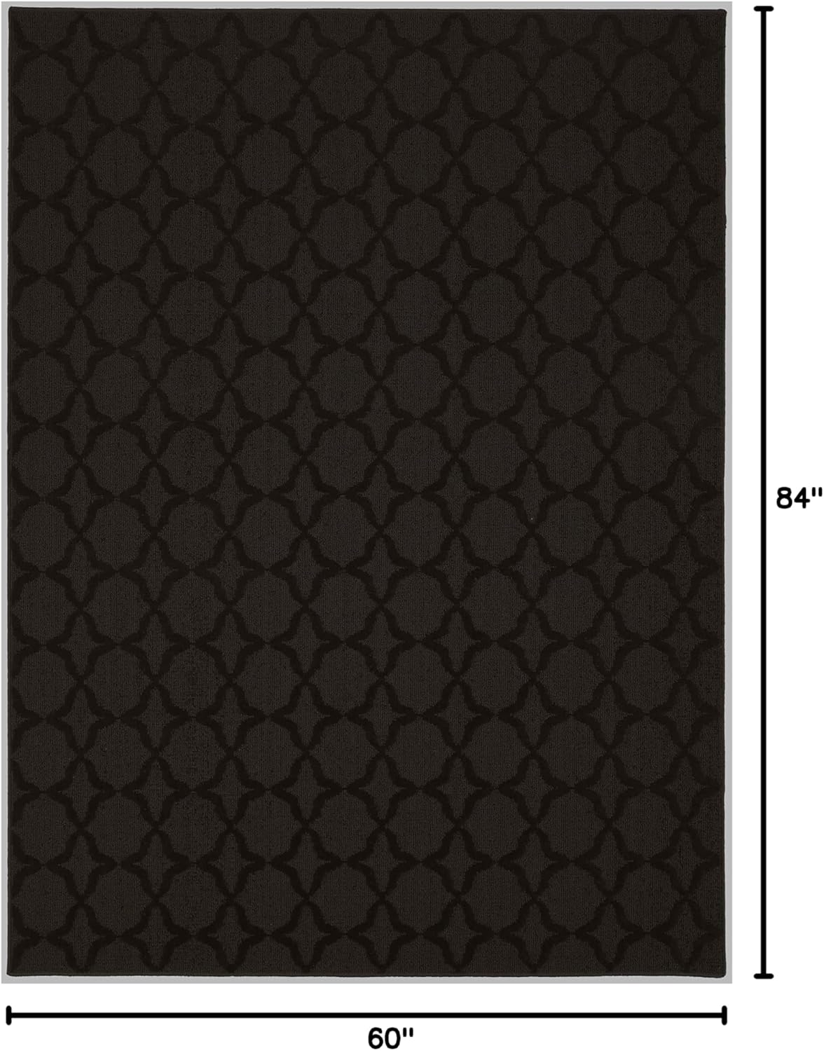 5'x7' Brown Mocha Area Rug