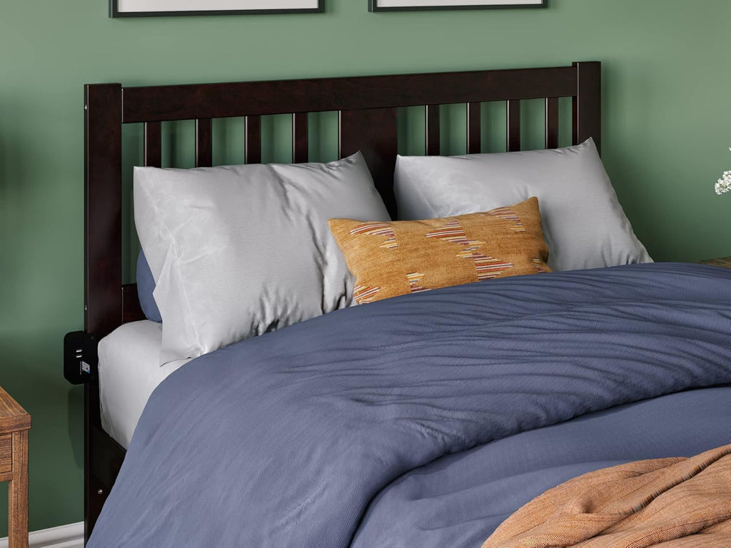 Twin XL Platform Bed with Trundle, Espresso