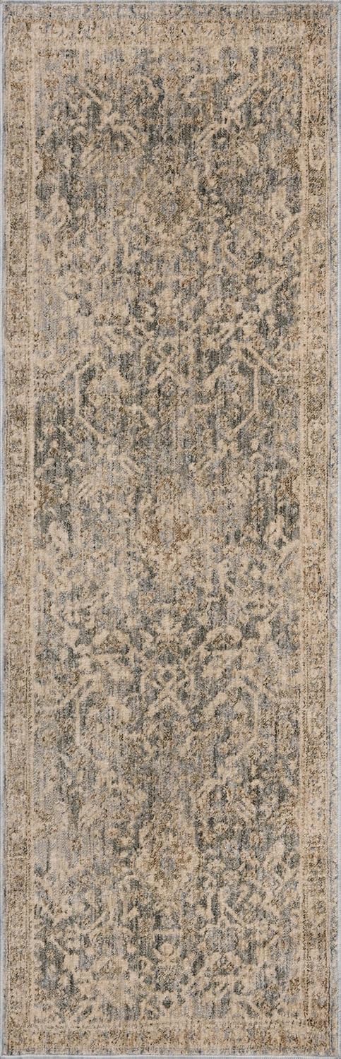 2'x3' Blue/Natural Accent Rug