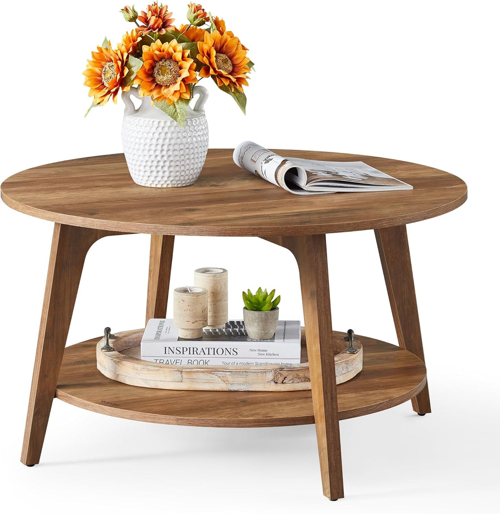 Round Coffee Table 31.5" for Living Room