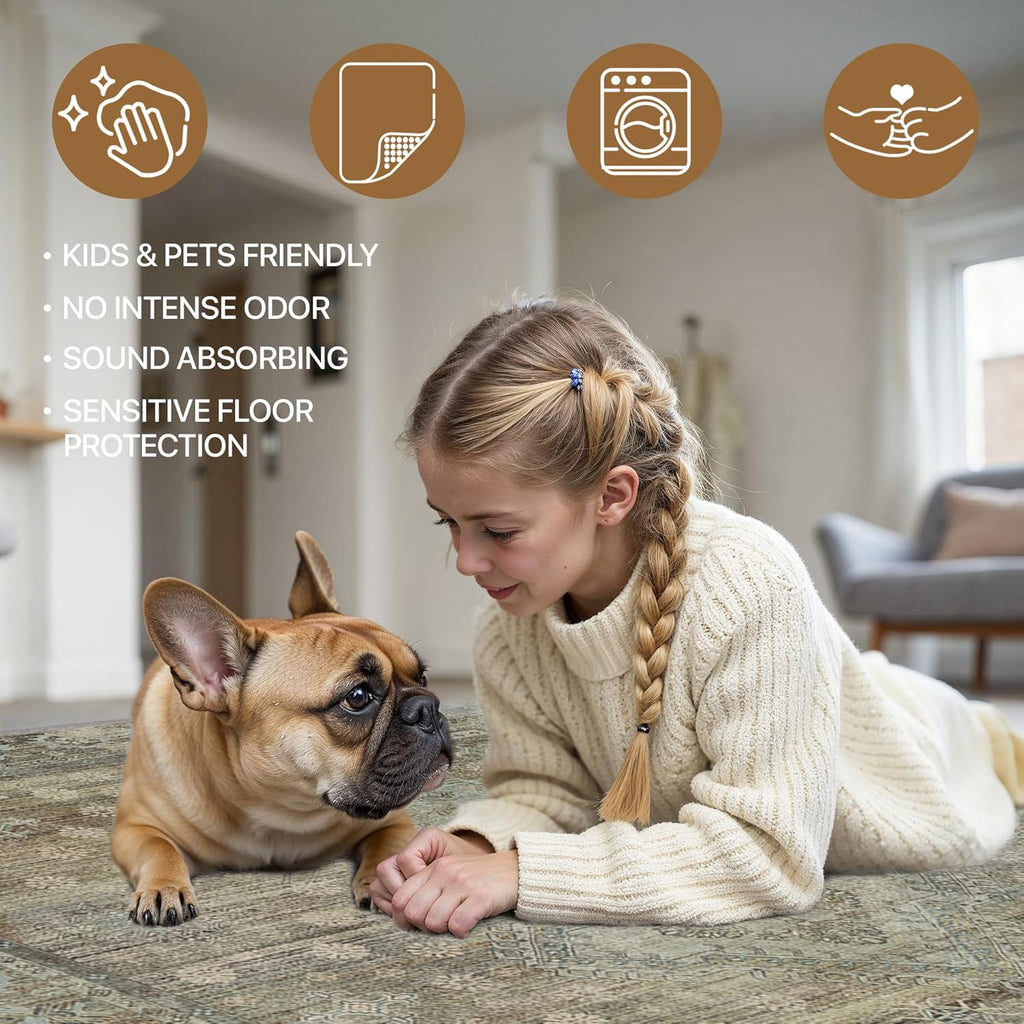 2x12 Runner Rug with Non-Slip Backing