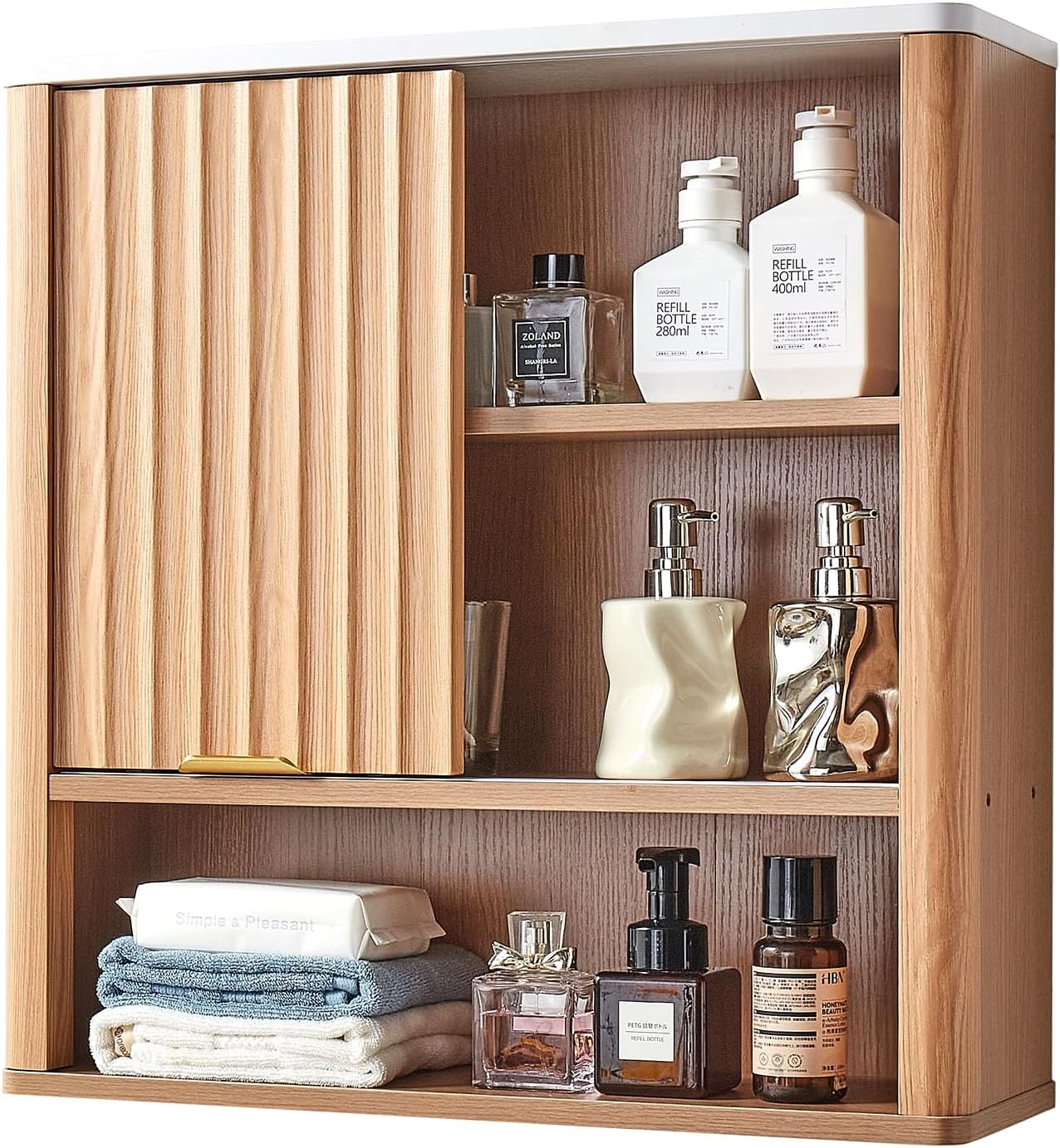 Wall Mounted Bathroom Cabinet with Shelf
