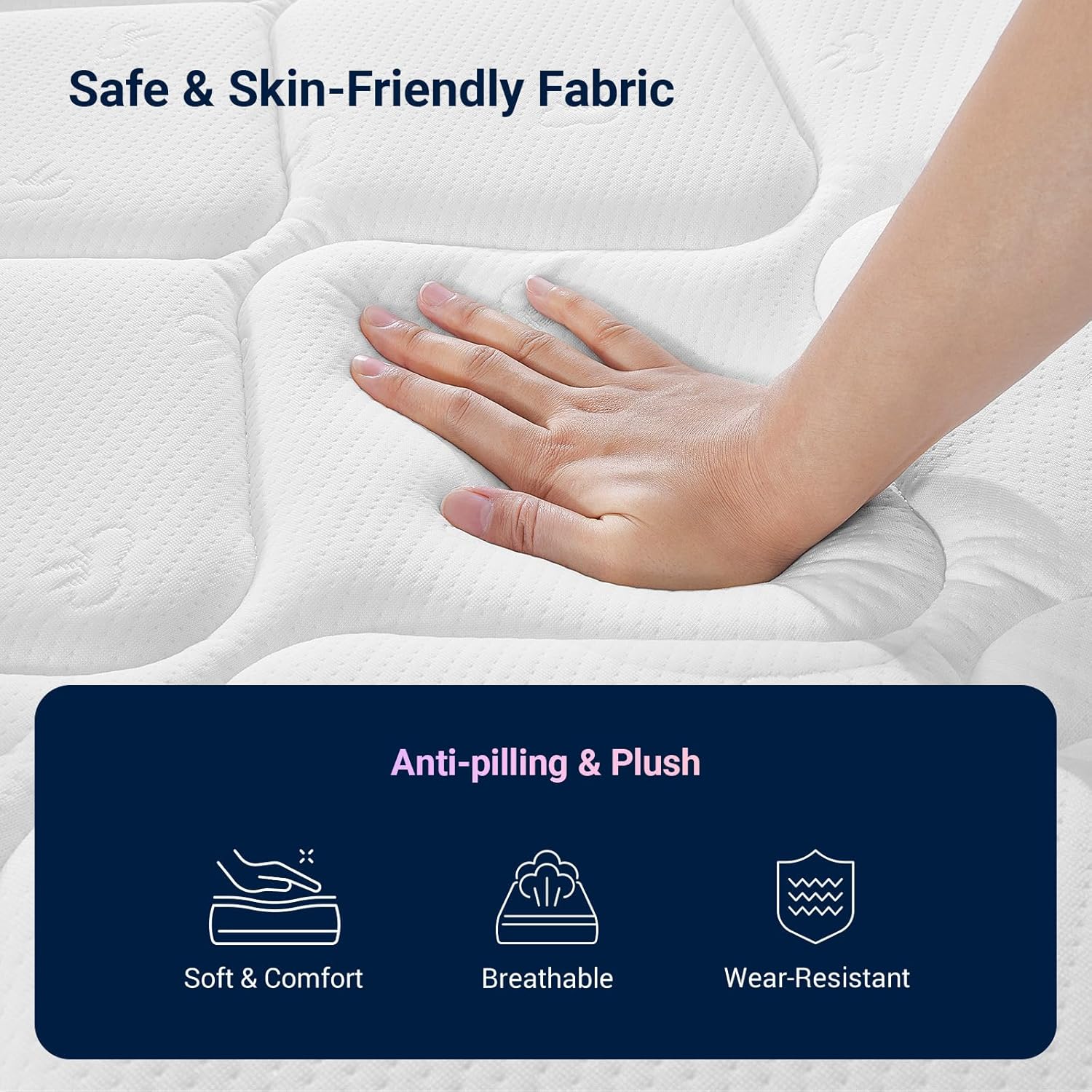 Twin Medium Foam and Spring Hybrid Mattress