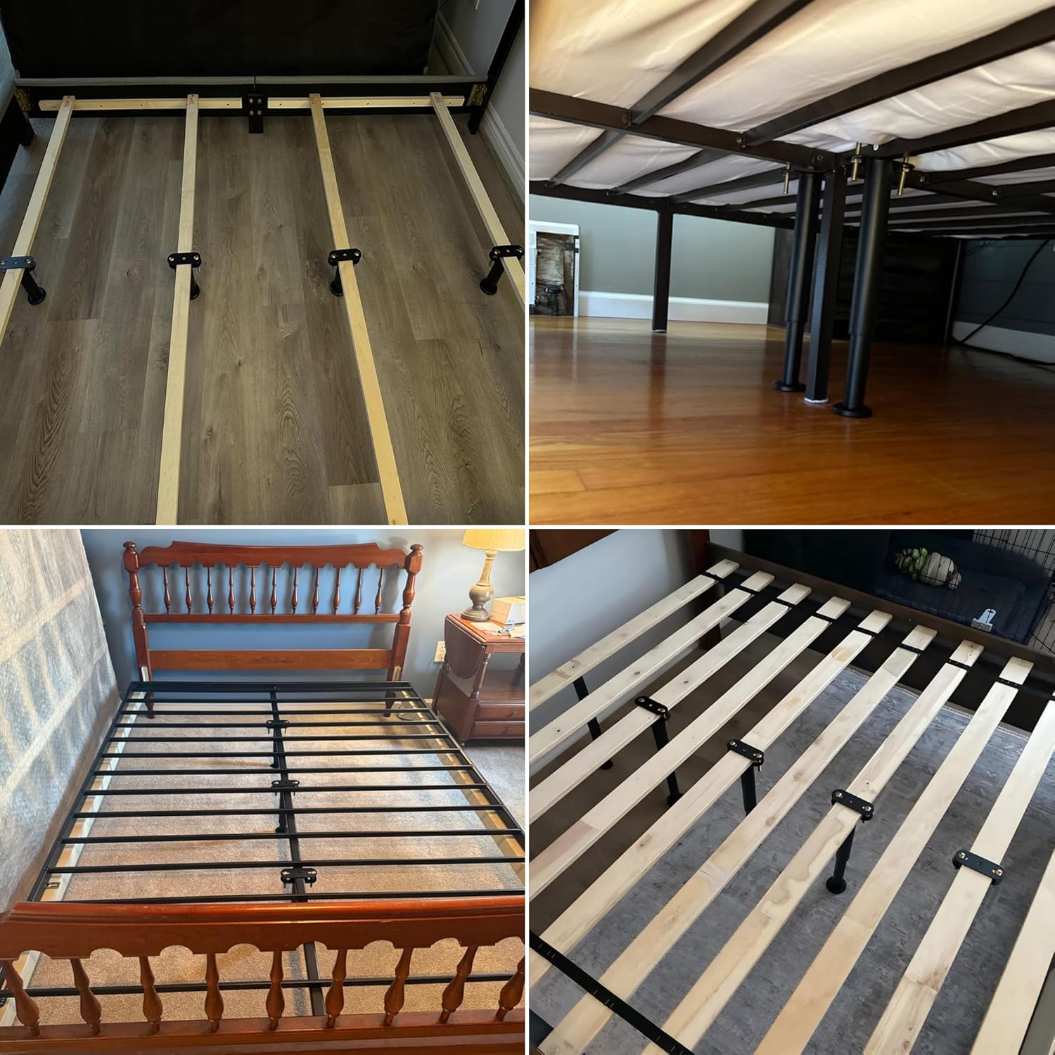 Adjustable Bed Frame Support Legs for Queen/King Beds