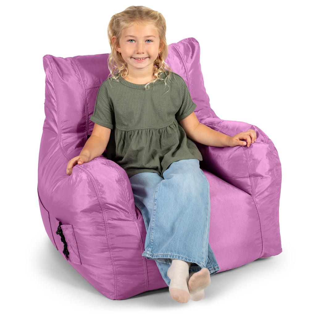 Big Joe Bean Bag Chair with Drink Holder & Pocket