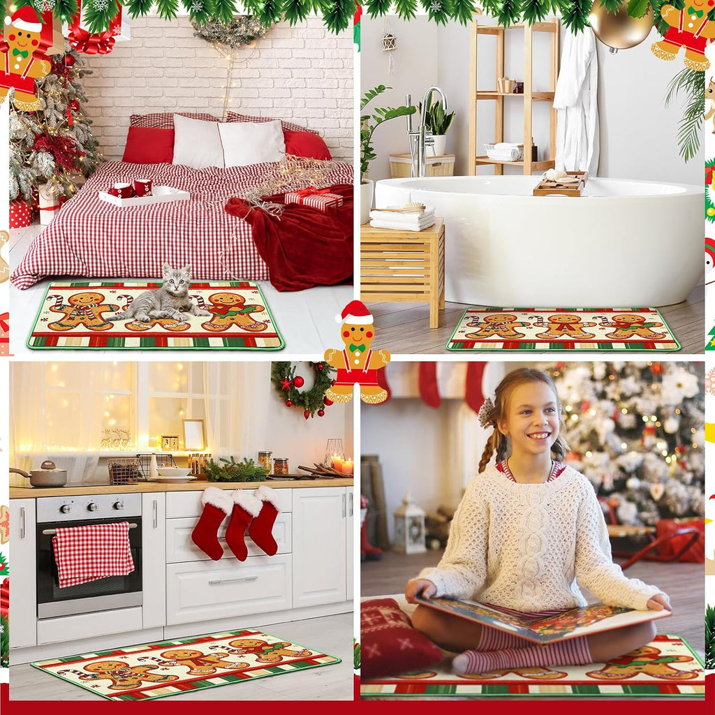 Christmas Gingerbread Doormat 15.8"x23.6"