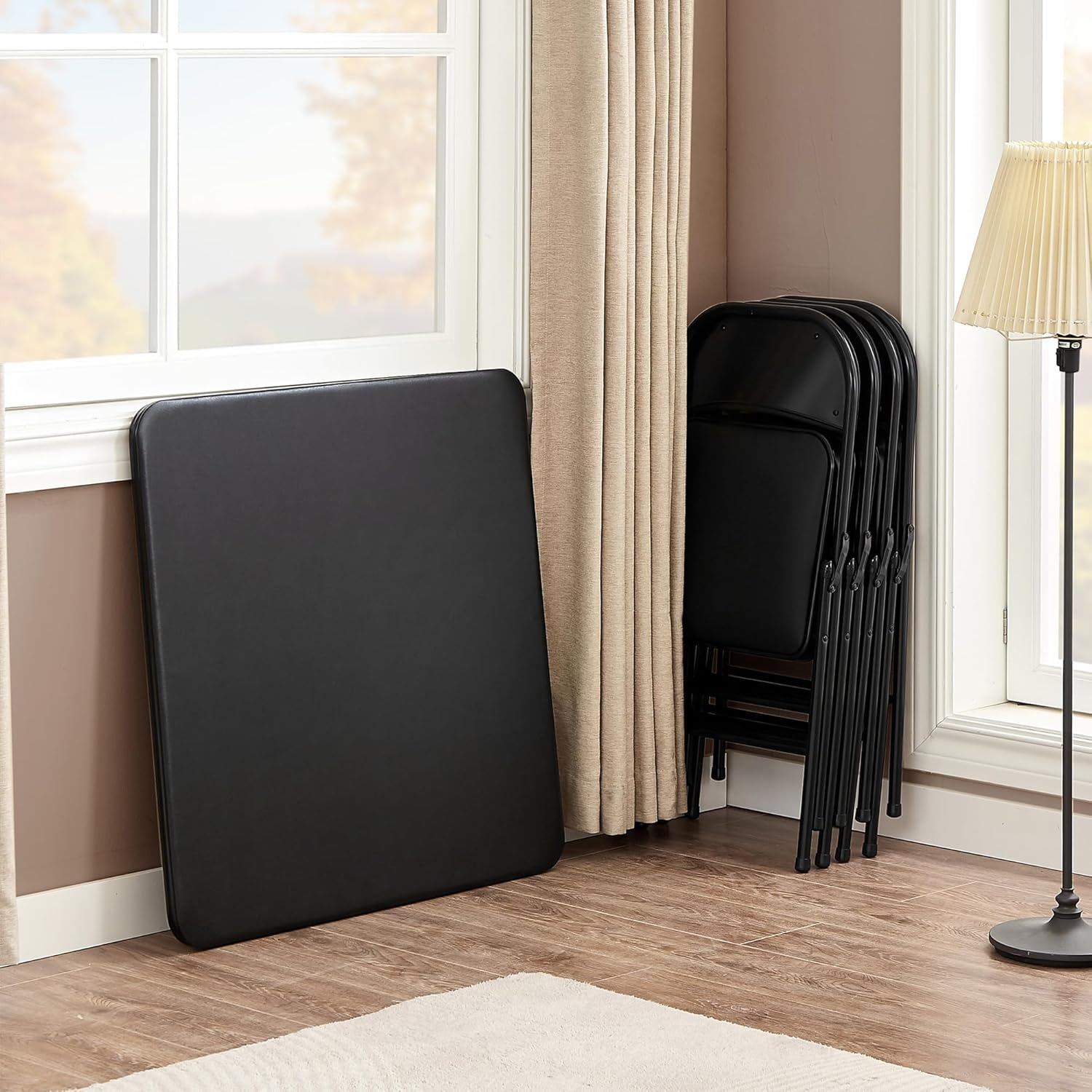 5pc Folding Card Table and Chair Set