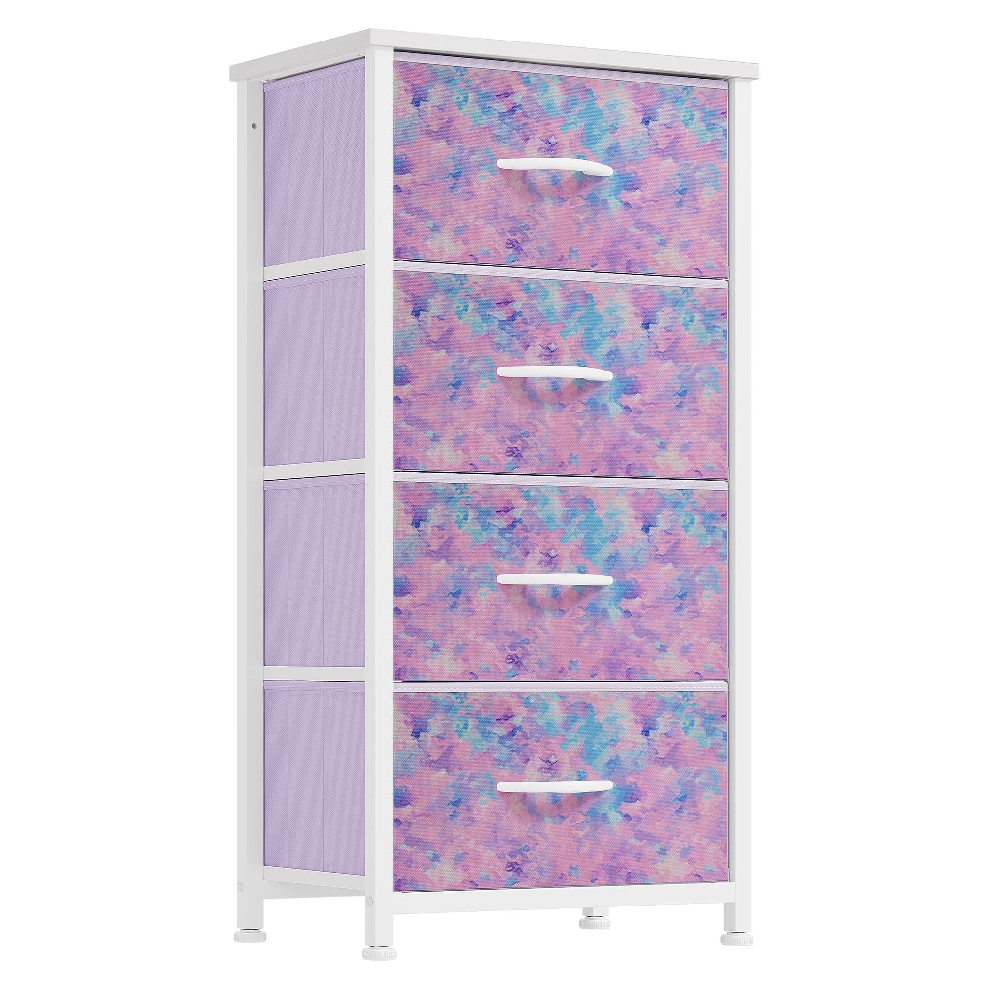 4-Drawer Dresser with Steel Frame