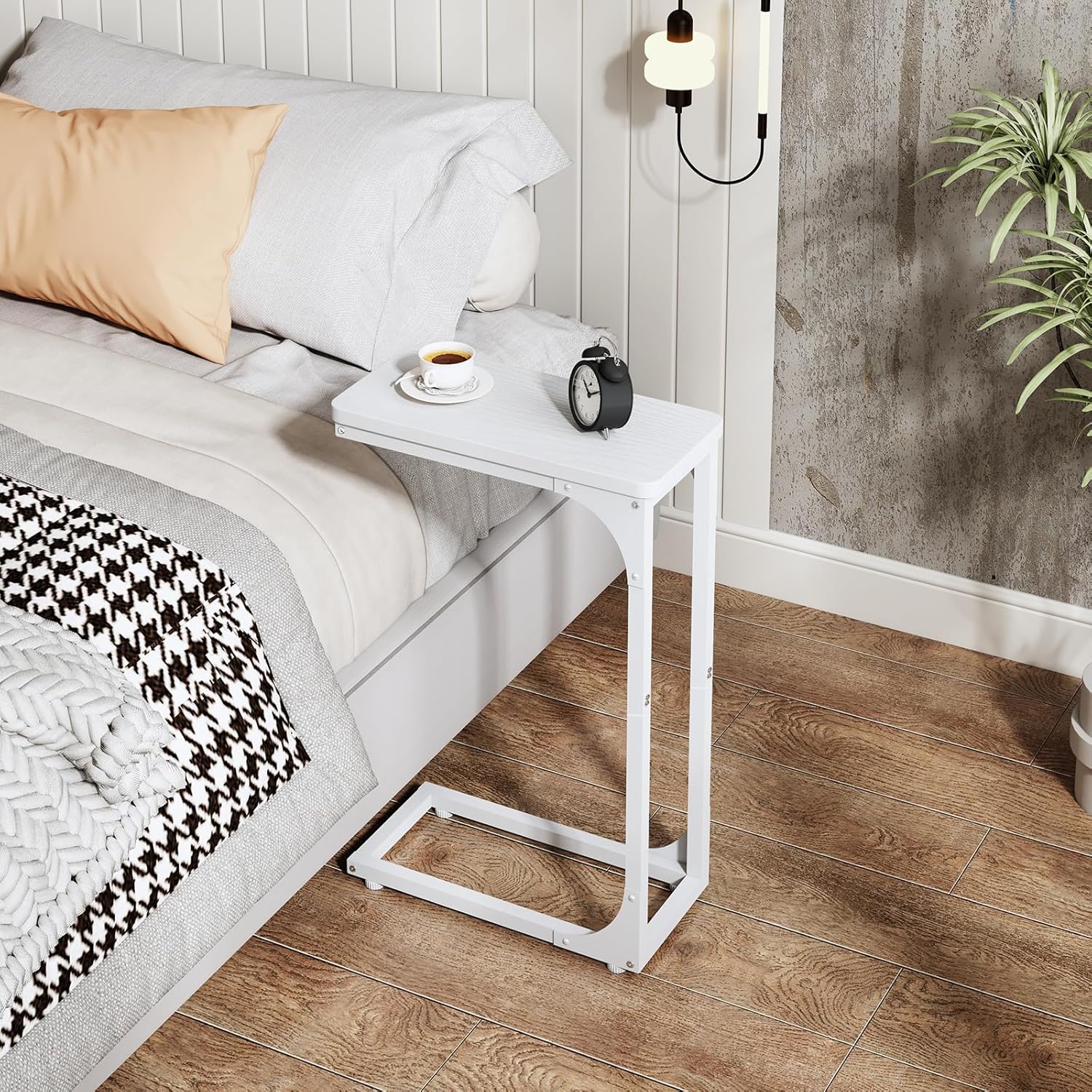 Set of 2 Narrow C-Shaped Side Tables