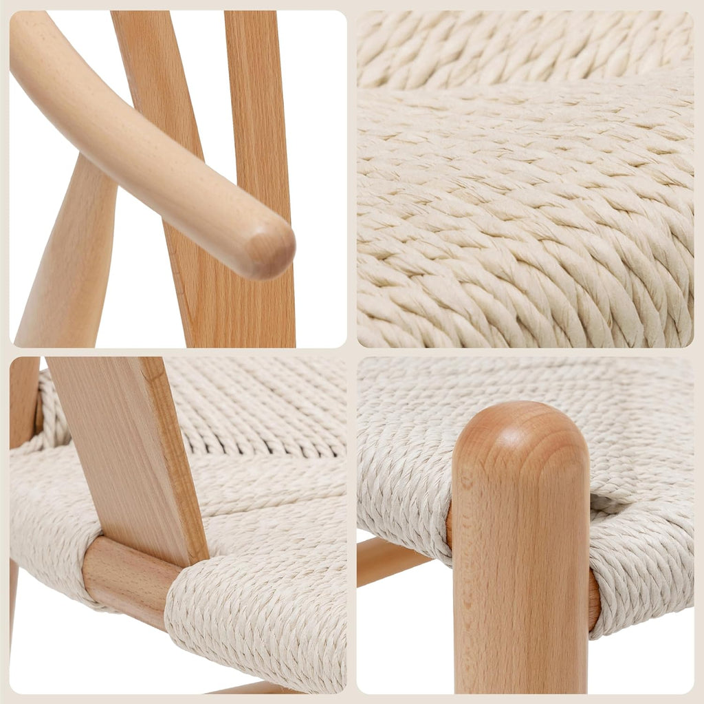 Oak Wishbone Dining Chair with Arms