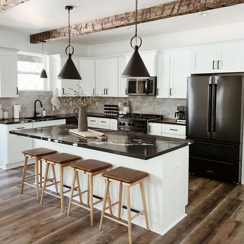 24" Chestnut Brown Bar Stools Set of 2