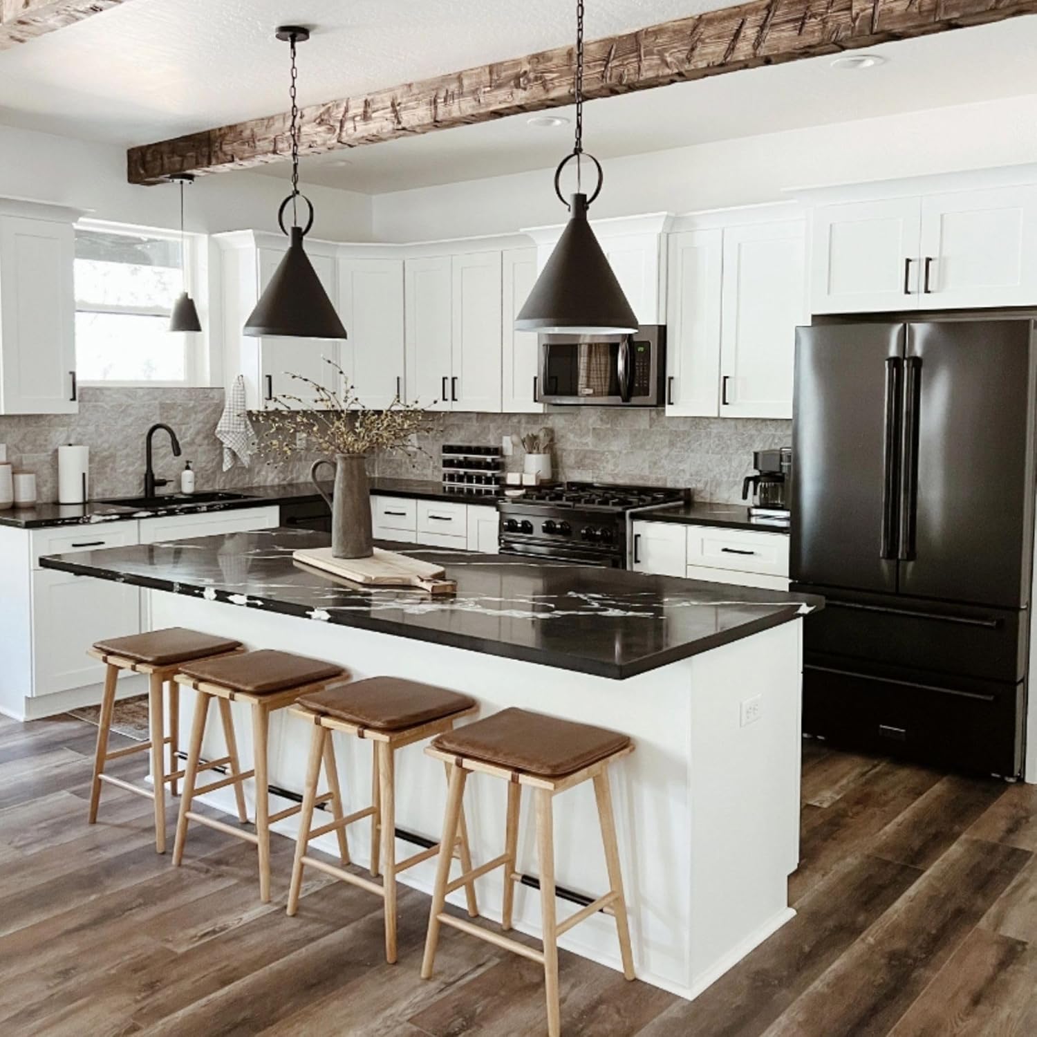 24" Chestnut Brown Bar Stools Set of 2