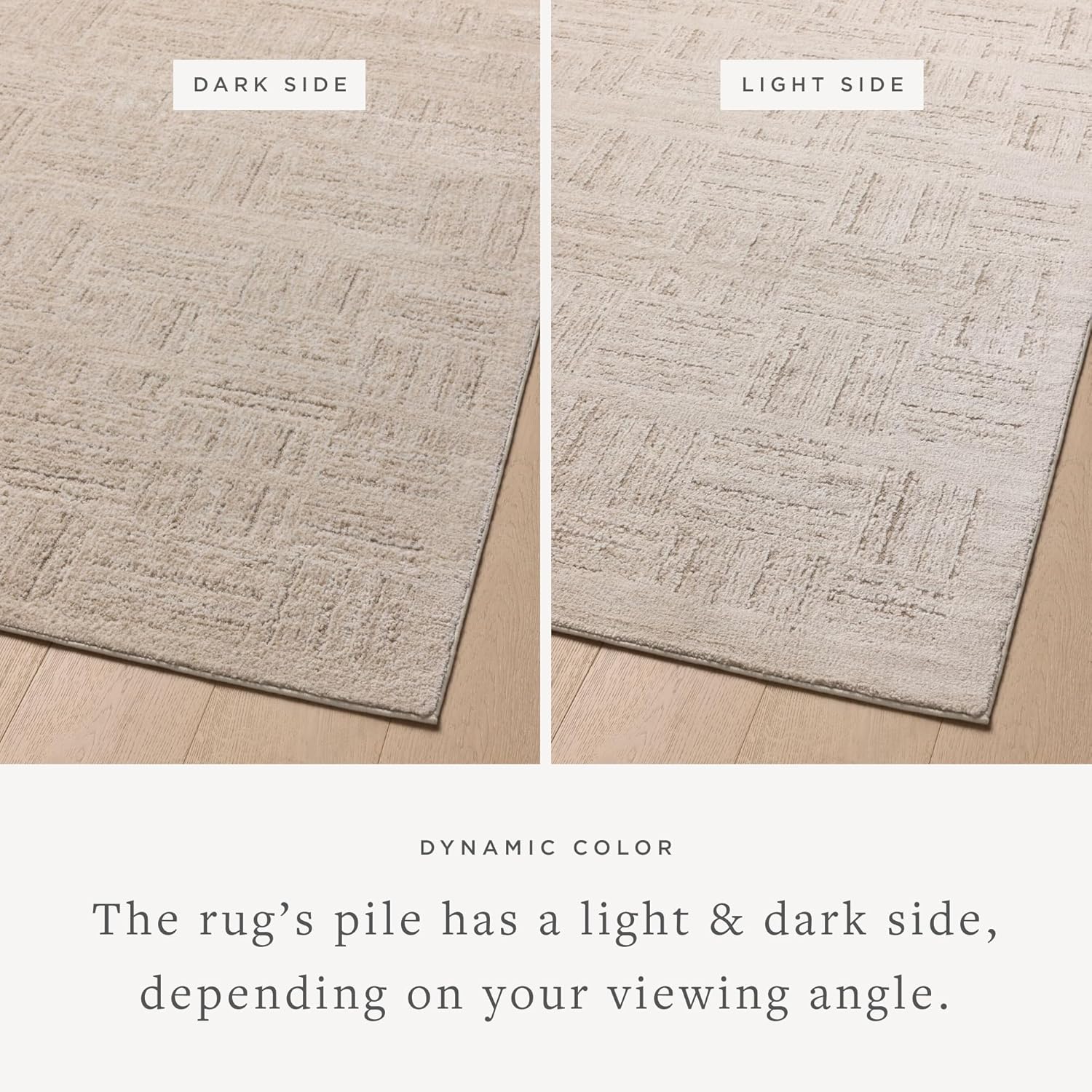 2'7" x 4' Area Rug – Ivory/Taupe