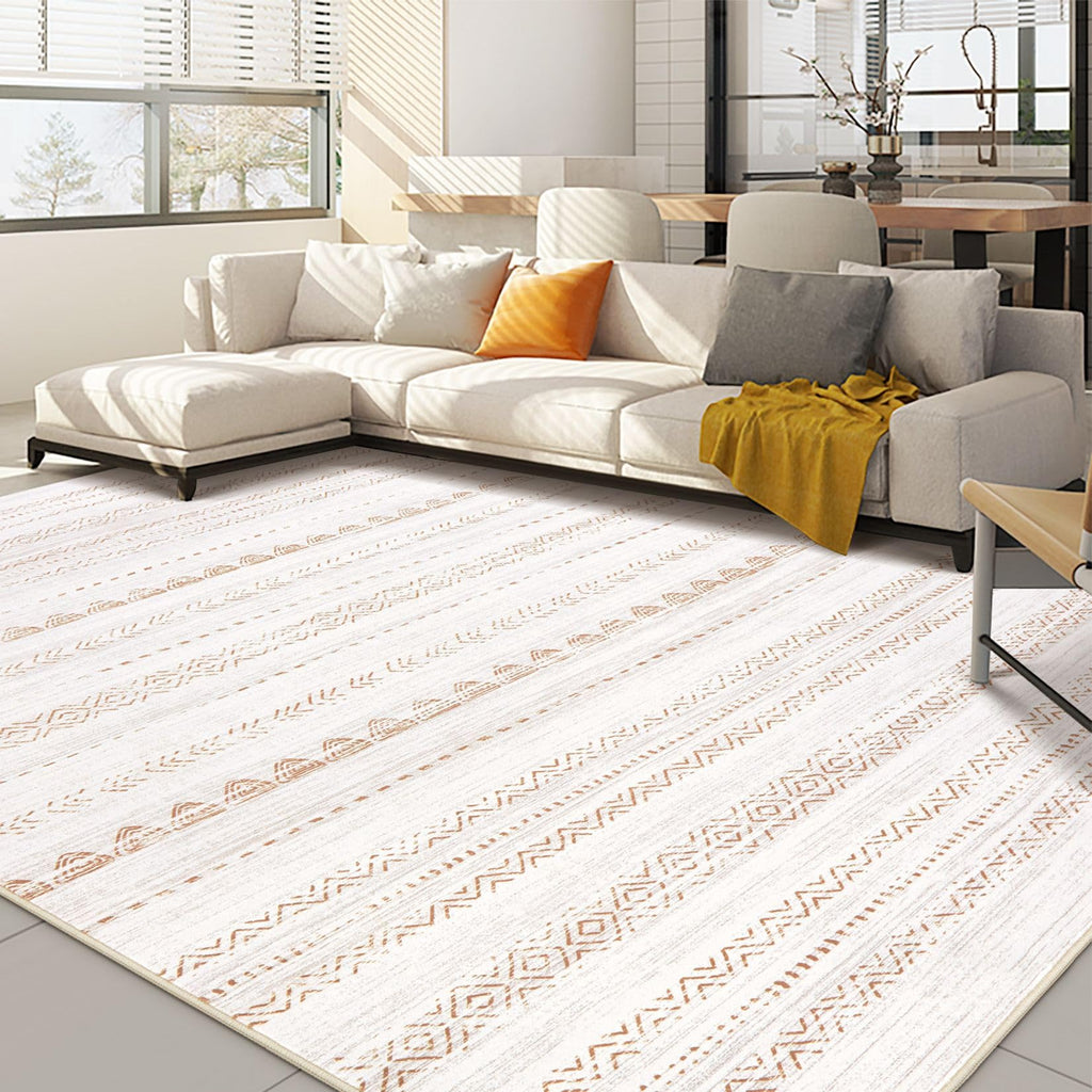 5x7 Washable Boho Area Rug