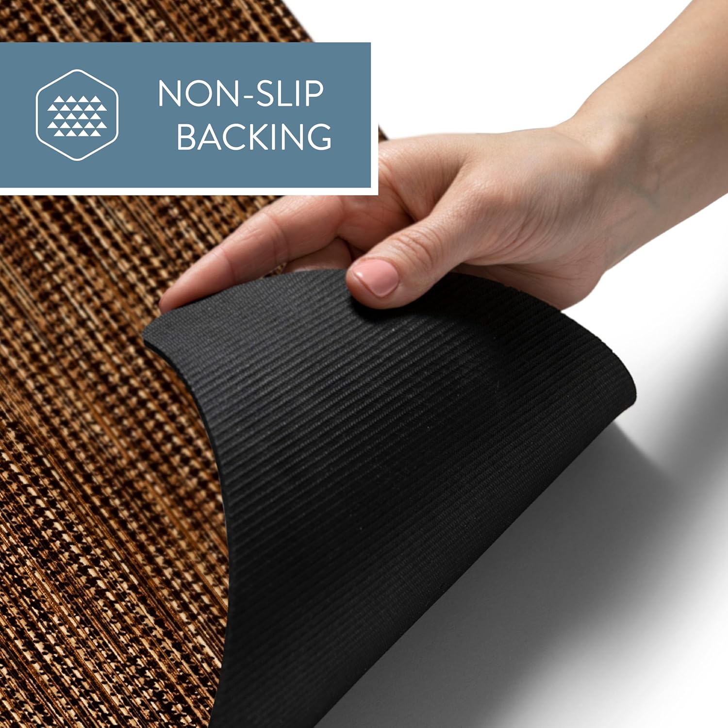 Houndstooth Utility Kitchen Mat 24"x35"