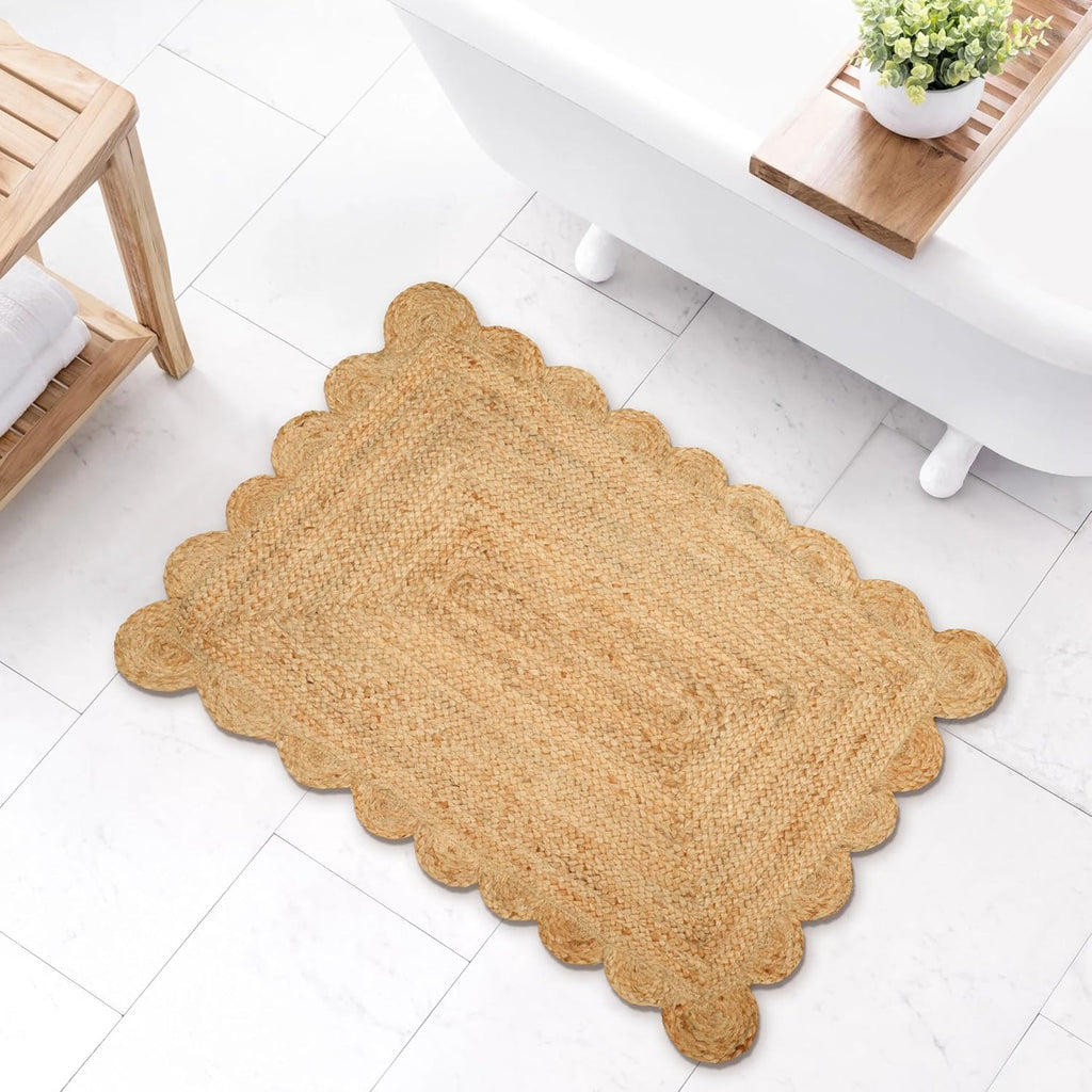2x3' Hand Woven Jute Area Rug