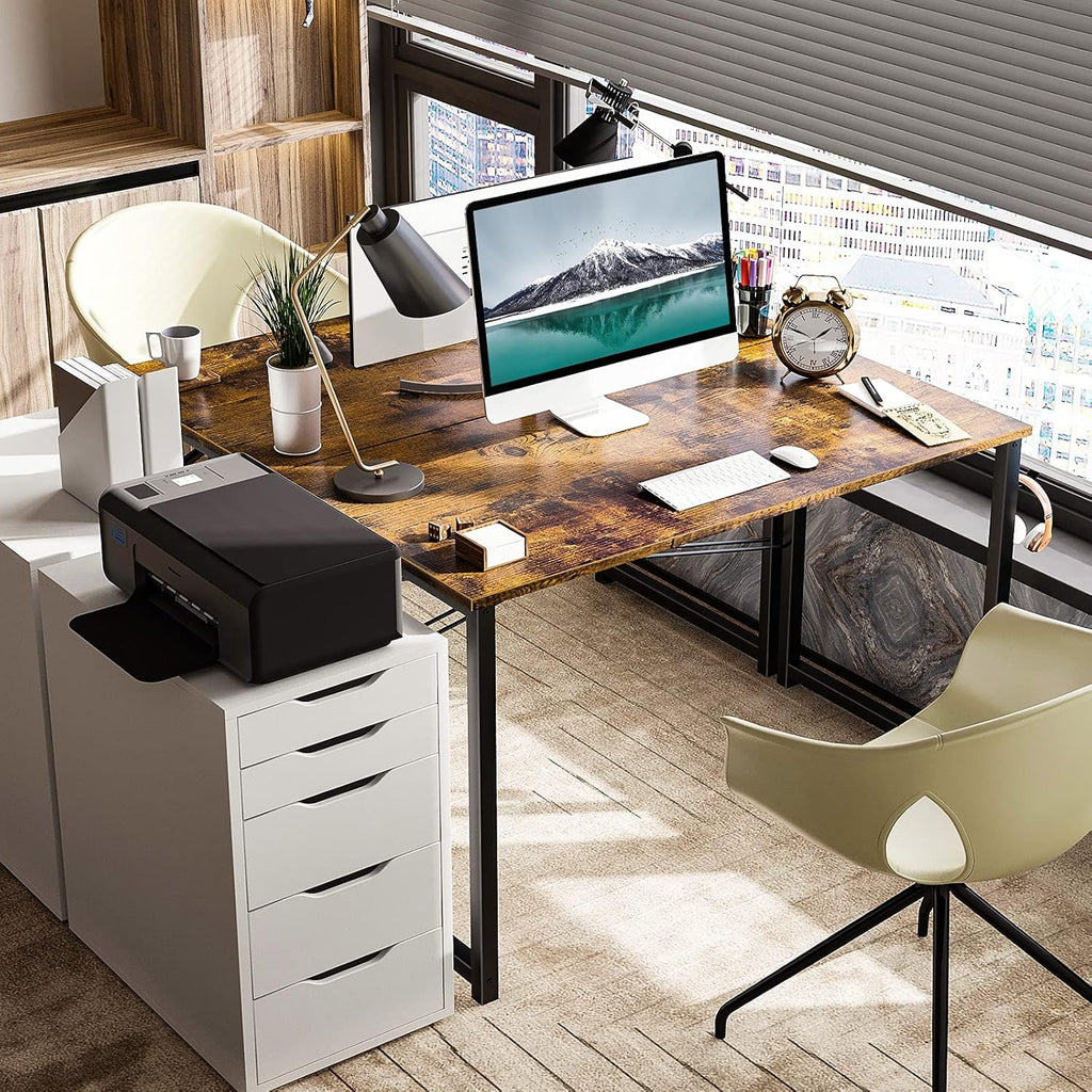 40" Small Computer Desk with Headphone Hooks